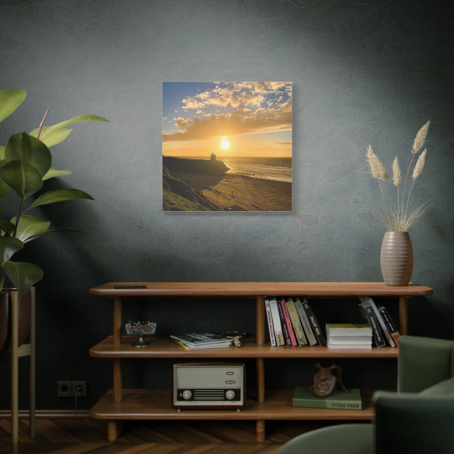 Ballybunion Sunset Castle Matte Canvas, Stretched, 1.25"