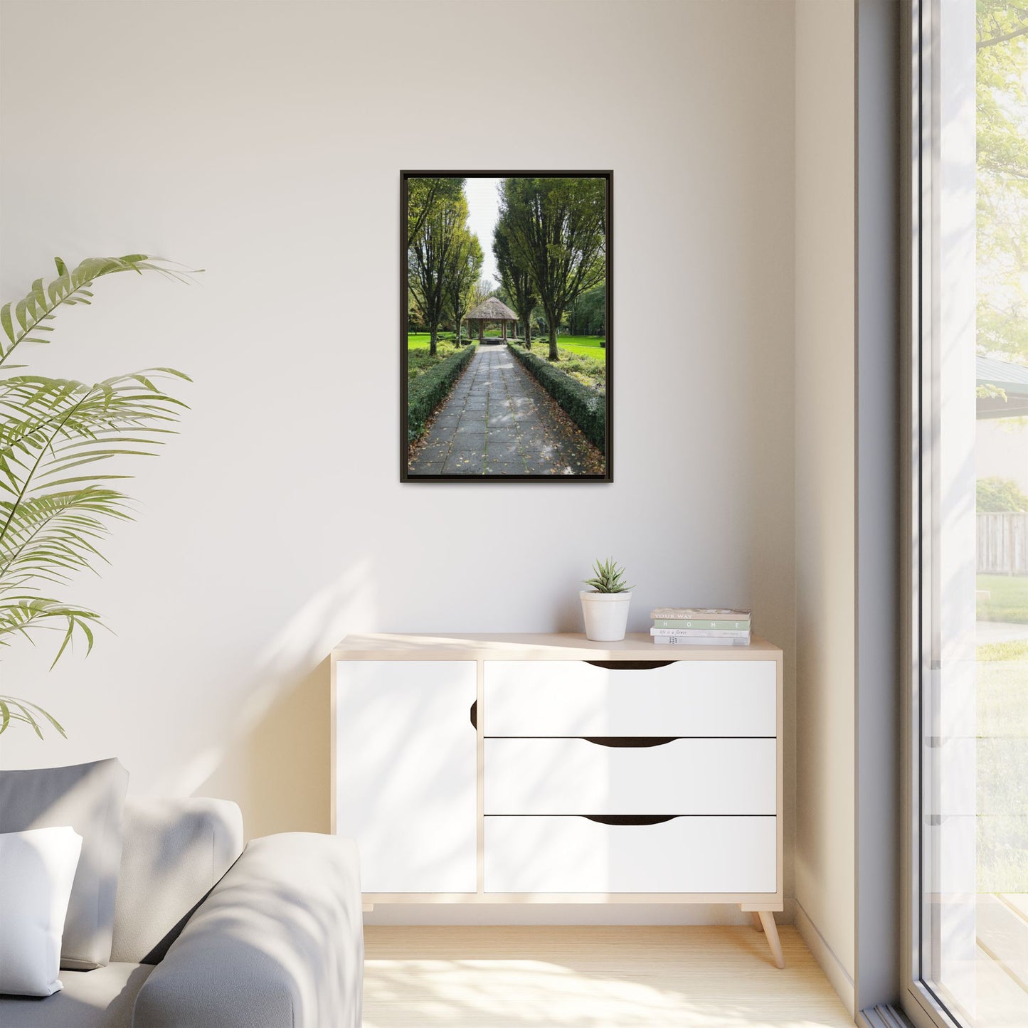 Adare Matte Canvas, Framed (Multi-color)