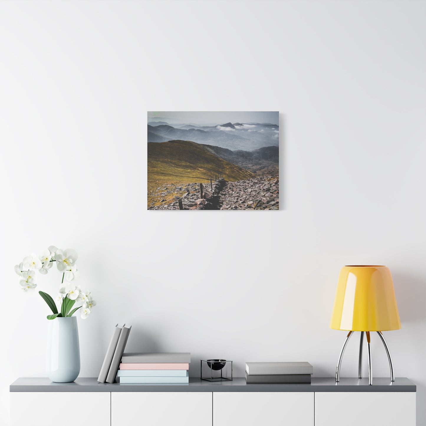Wall in Mountains Matte Canvas, Stretched, 1.25"