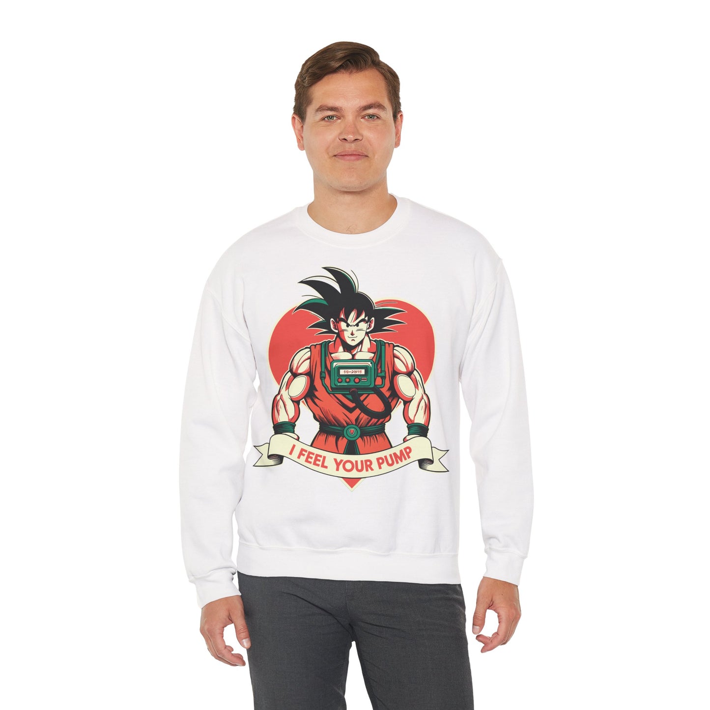 I Feel Your Pump Unisex Crewneck Sweatshirt - Retro Athletic Vibe