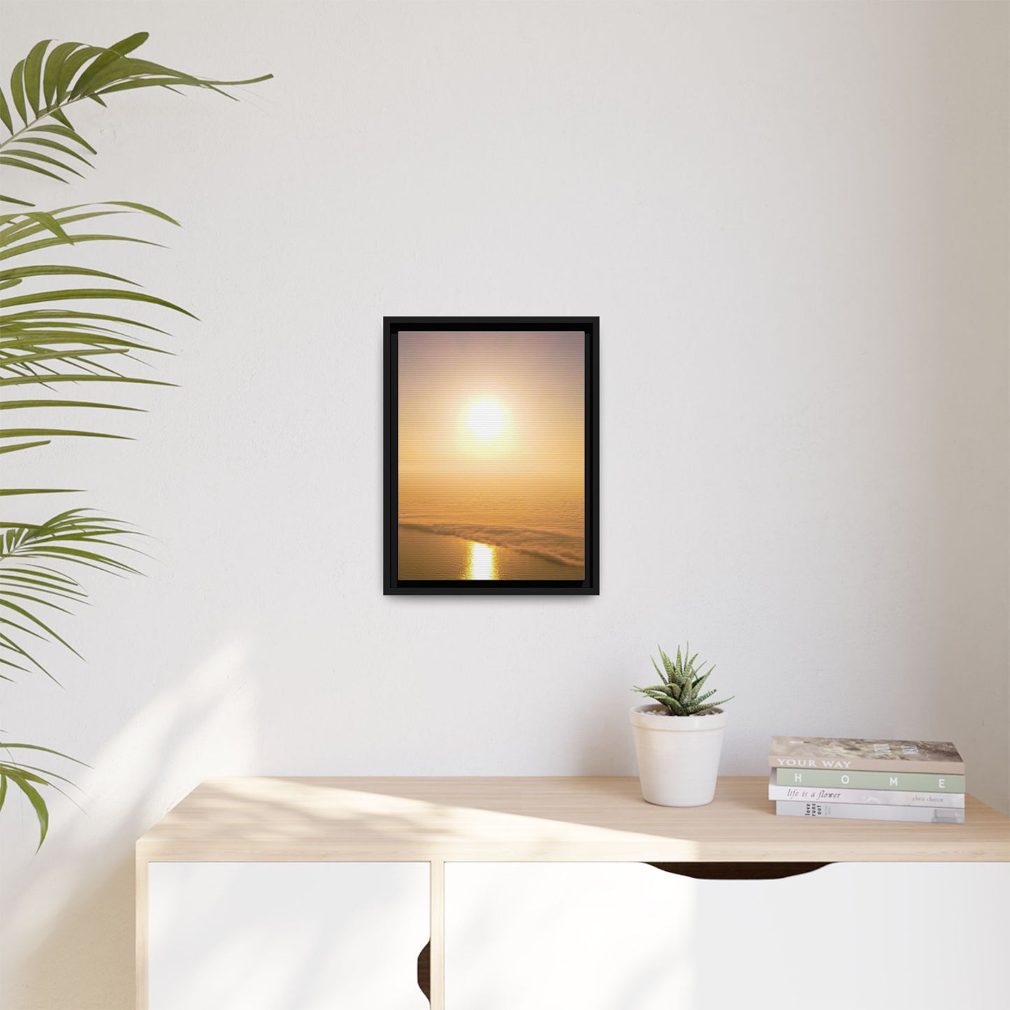 Sunset on Mount Brandon Matte Canvas, Framed (Multi-color)