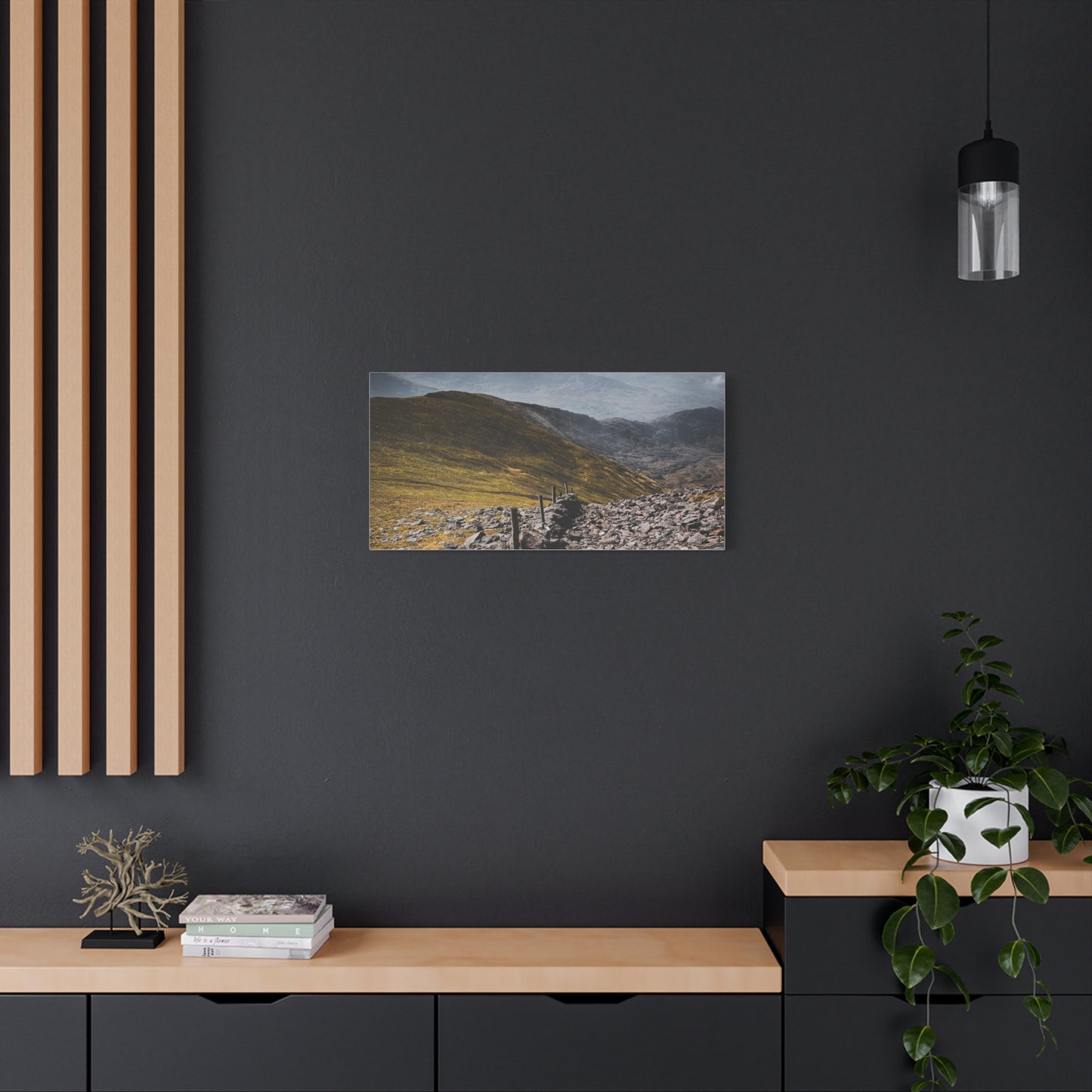 Wall in Mountains Matte Canvas, Stretched, 1.25"