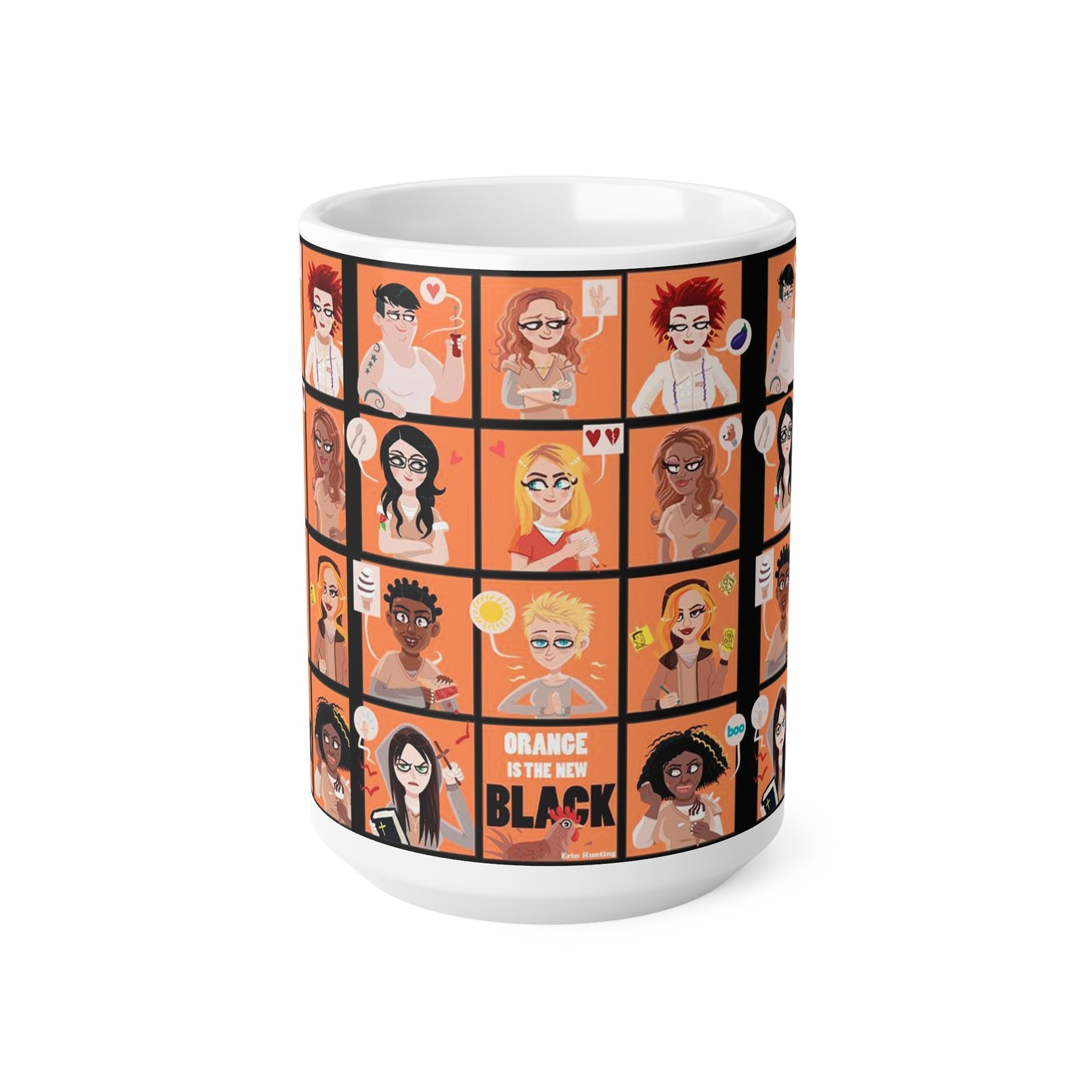 Orange is the New Black Ceramic Coffee Mug - Fun 11oz & 15oz Cups for TV Show Fans