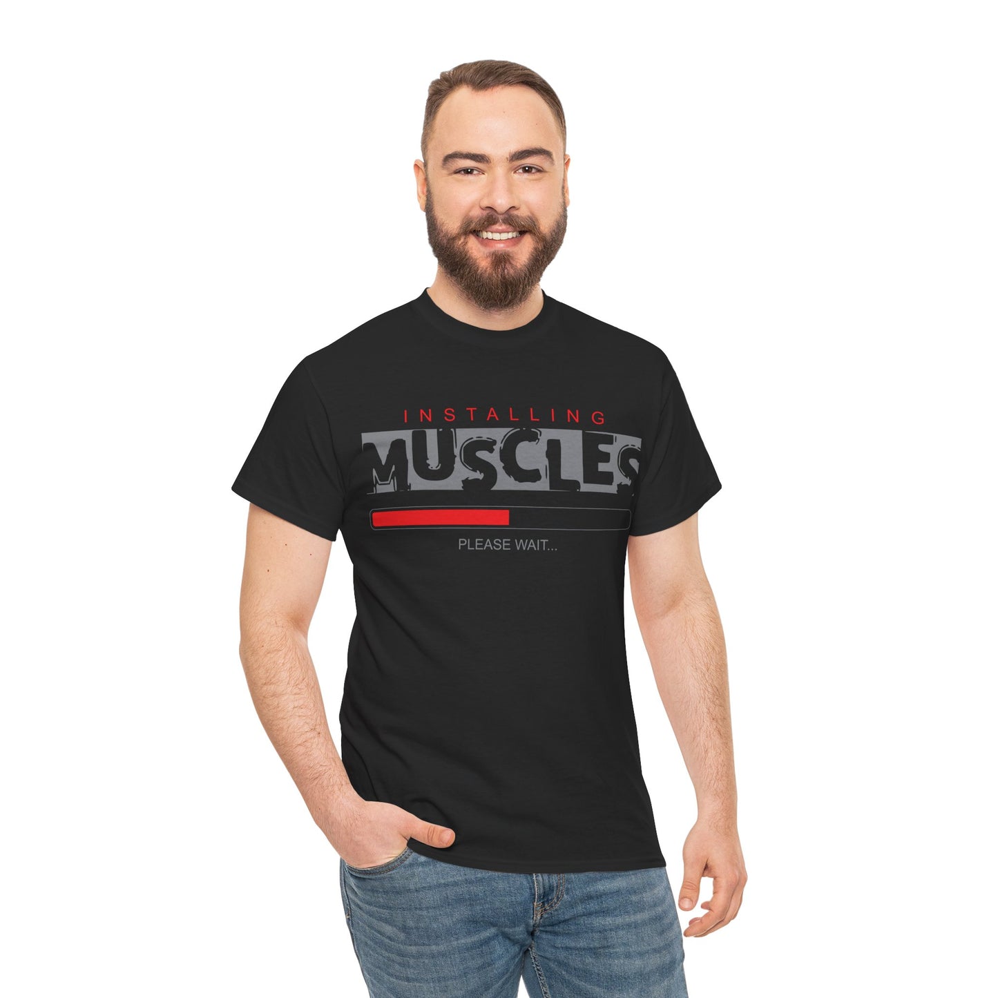 Muscles Unisex Heavy Cotton Tee