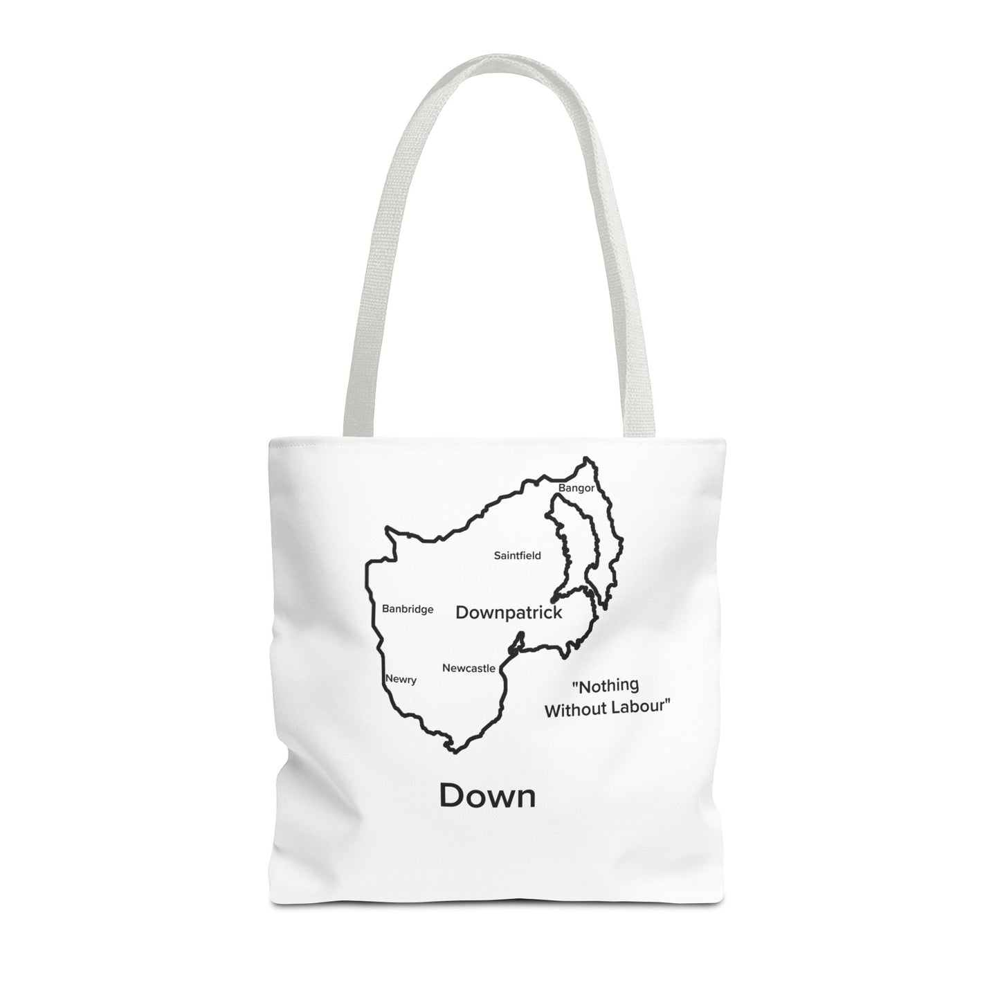 Down Tote Bag White Edition