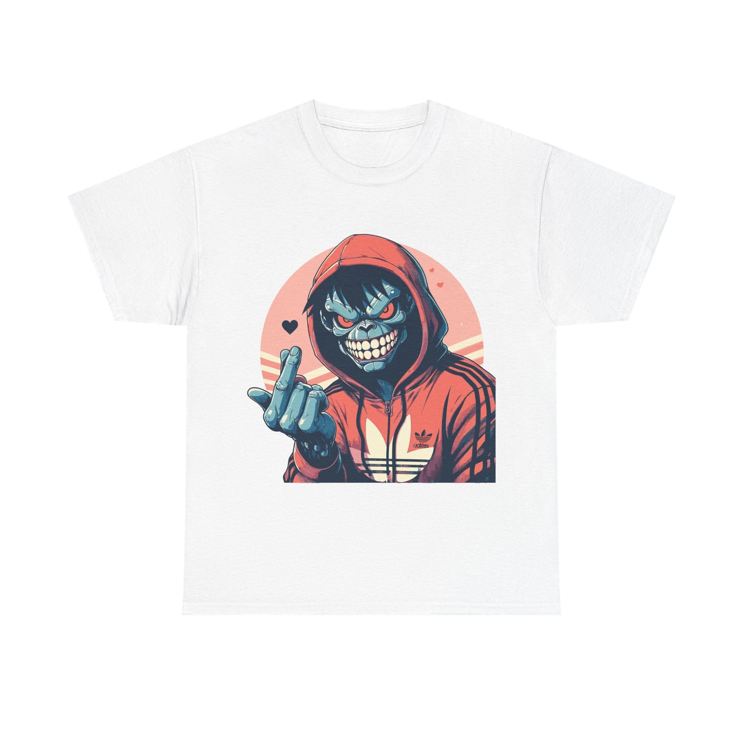 Edgy Graphic Tee for Casual Wear - Unisex Heavy Cotton Tee