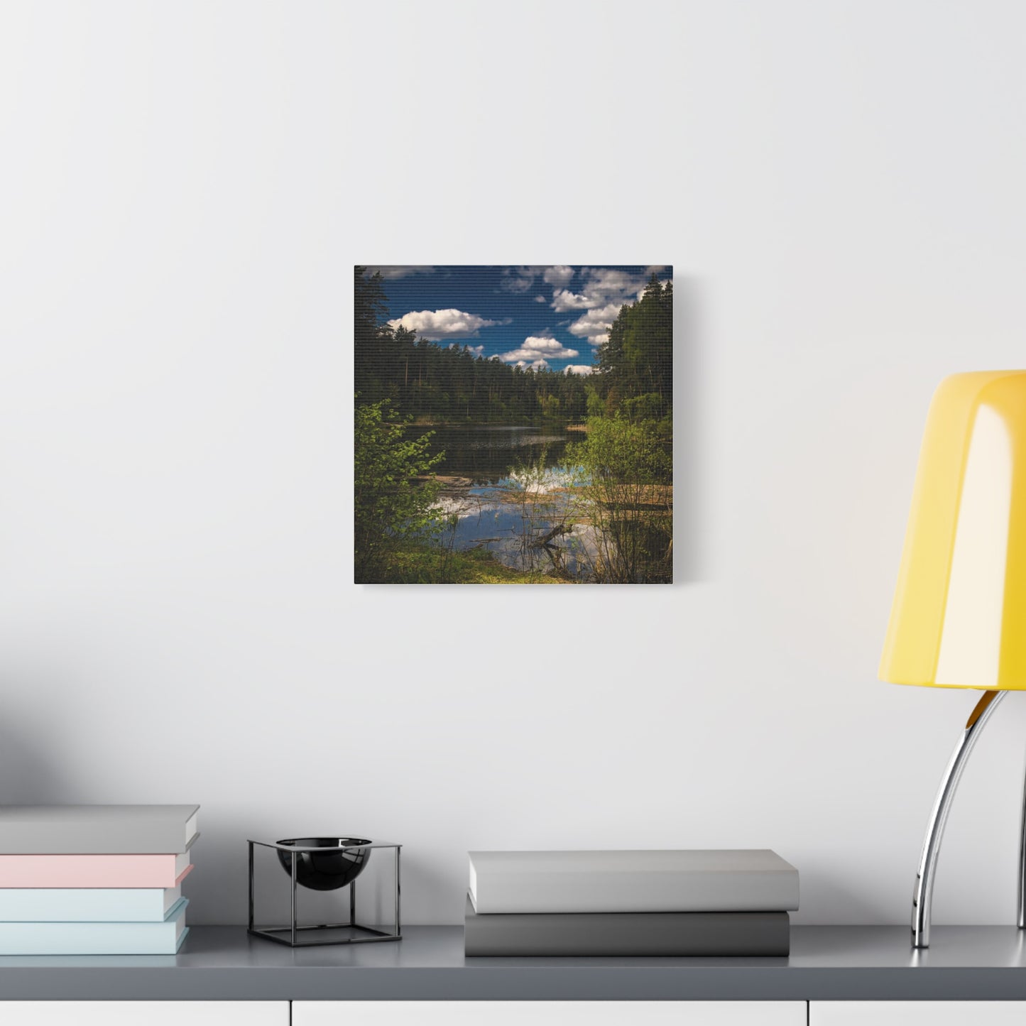 Vilnius Lake, Lithuania Matte Canvas, Stretched, 1.25"