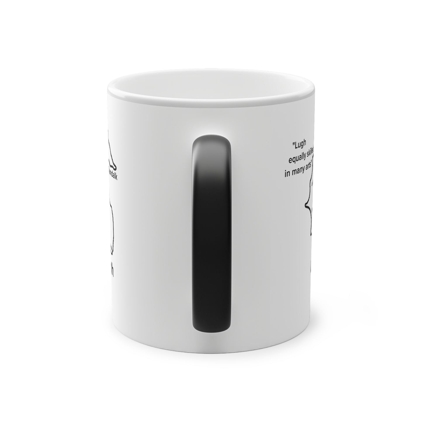 Louth Magic Mug: Color - Changing Coffee Cup with Artistic Map Design