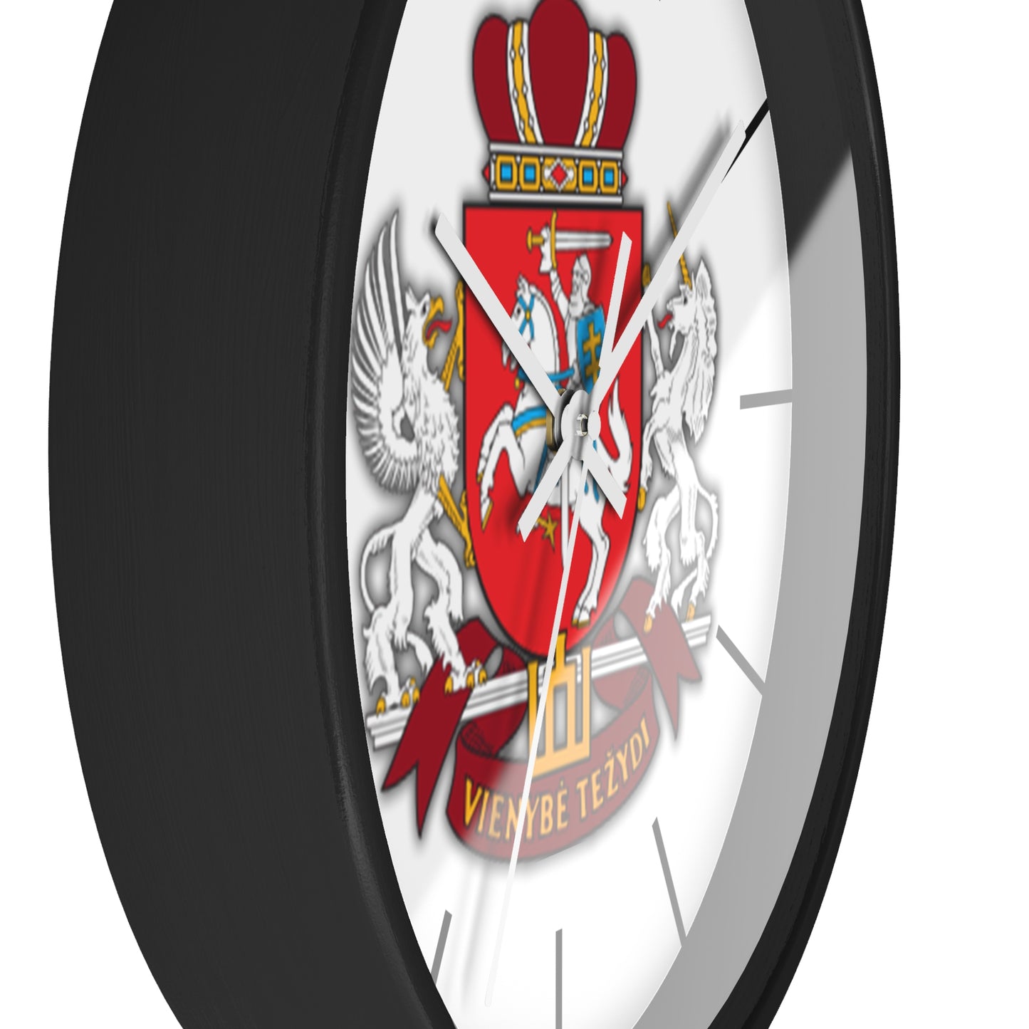 Venybe Tezydi Wall Clock - Unique Heraldic Design for Home Decor