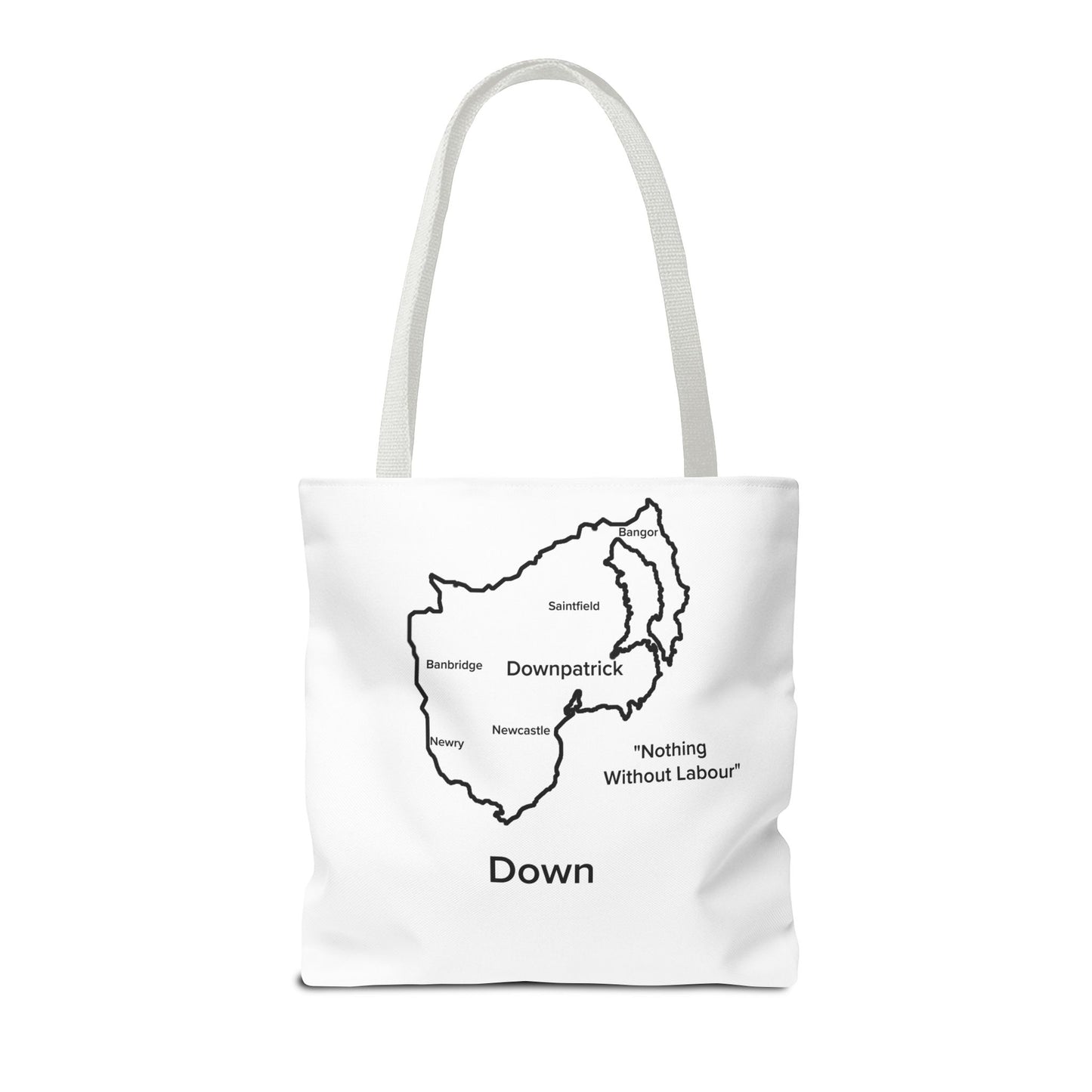 Down Tote Bag White Edition