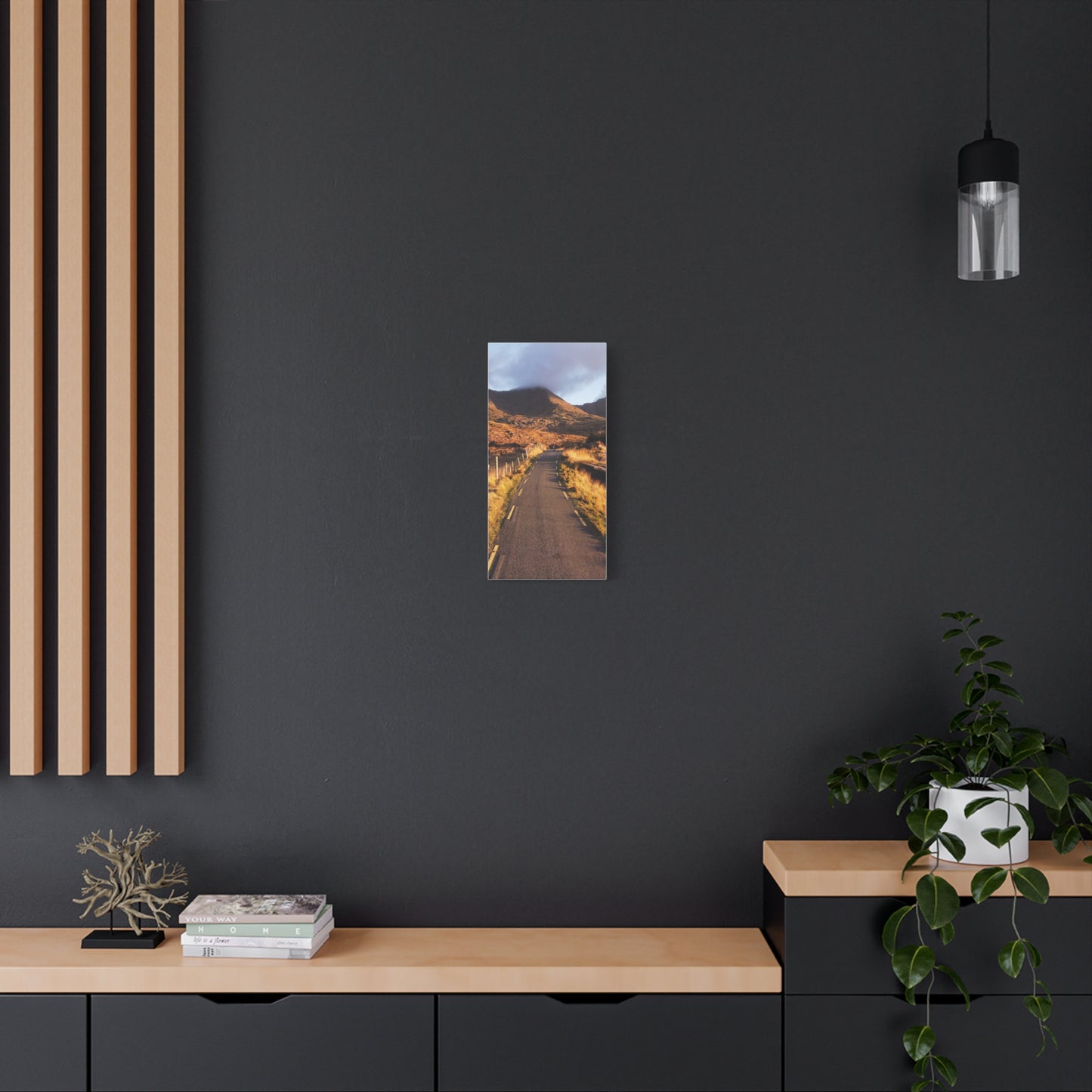 Sunset Road Matte Canvas, Stretched, 1.25"