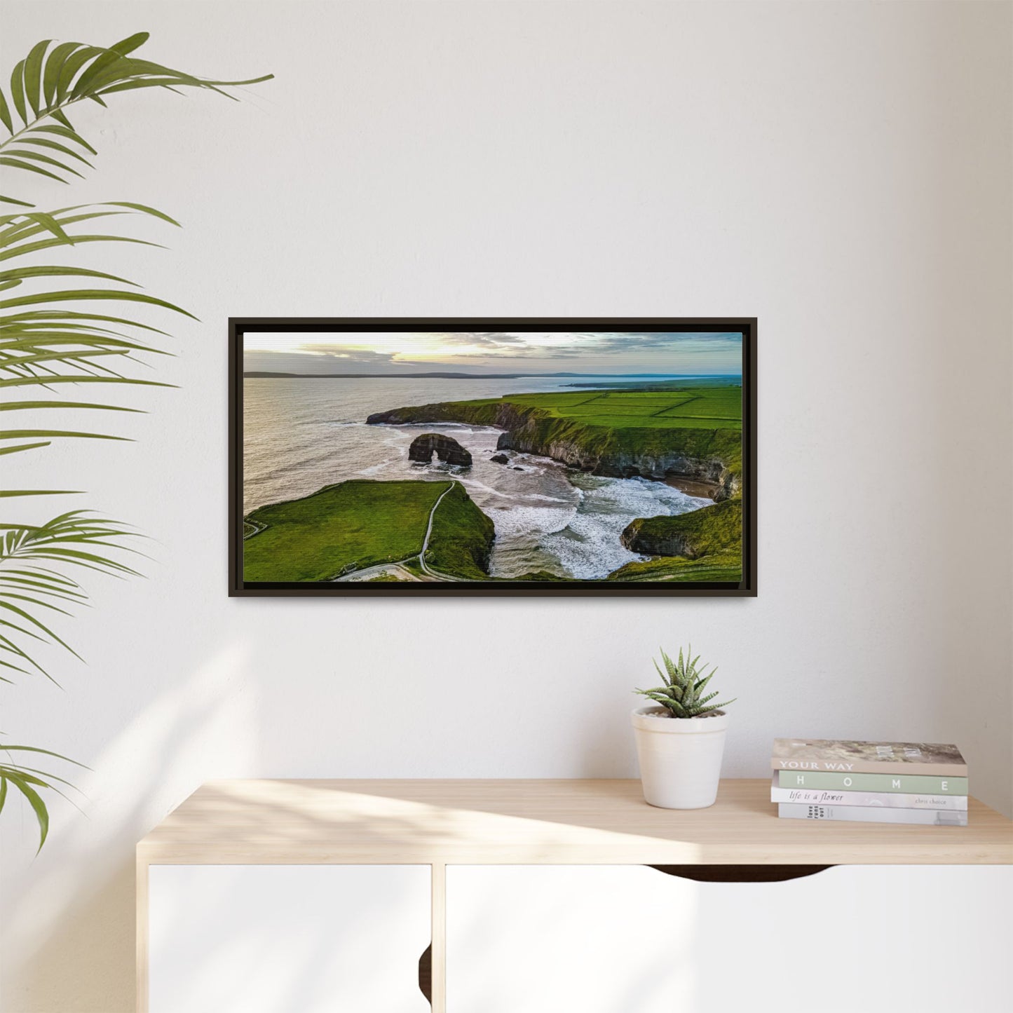 Virgin Rock Matte Canvas, Framed (Multi-color)