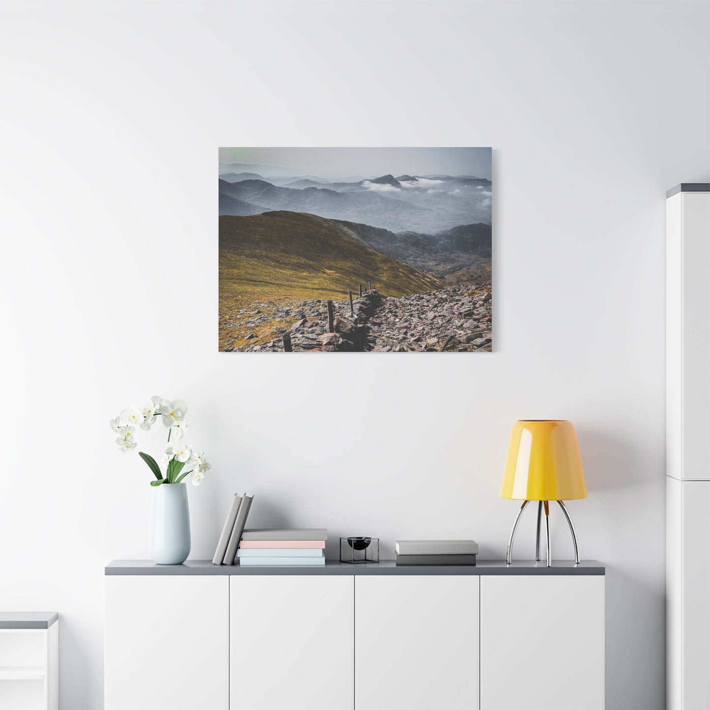 Wall in Mountains Matte Canvas, Stretched, 1.25"