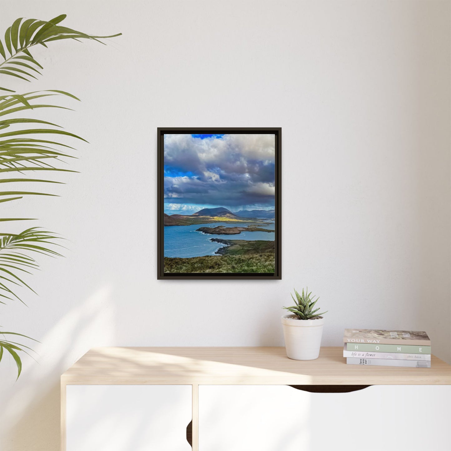 Unknown Mountain Matte Canvas, Framed (Multi-color)