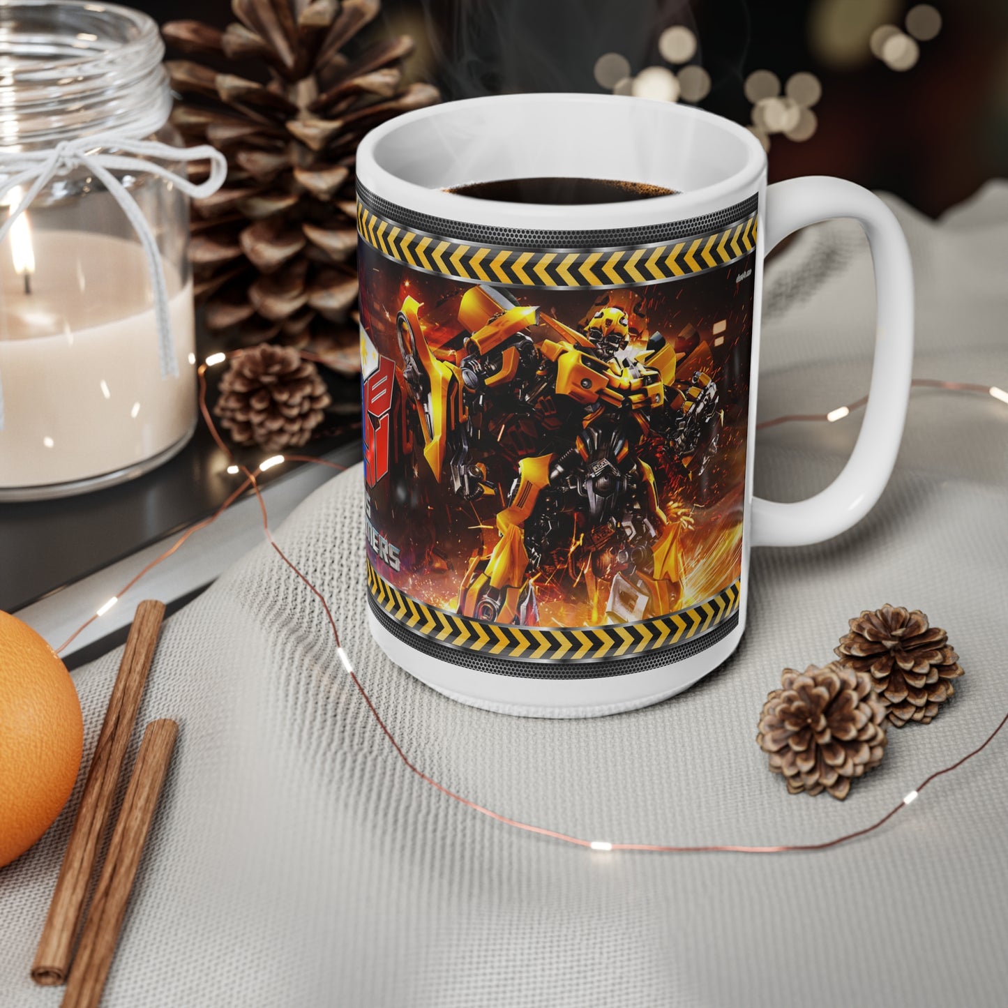 Transformers Inspired Ceramic Coffee Mugs - 11oz & 15oz Sizes