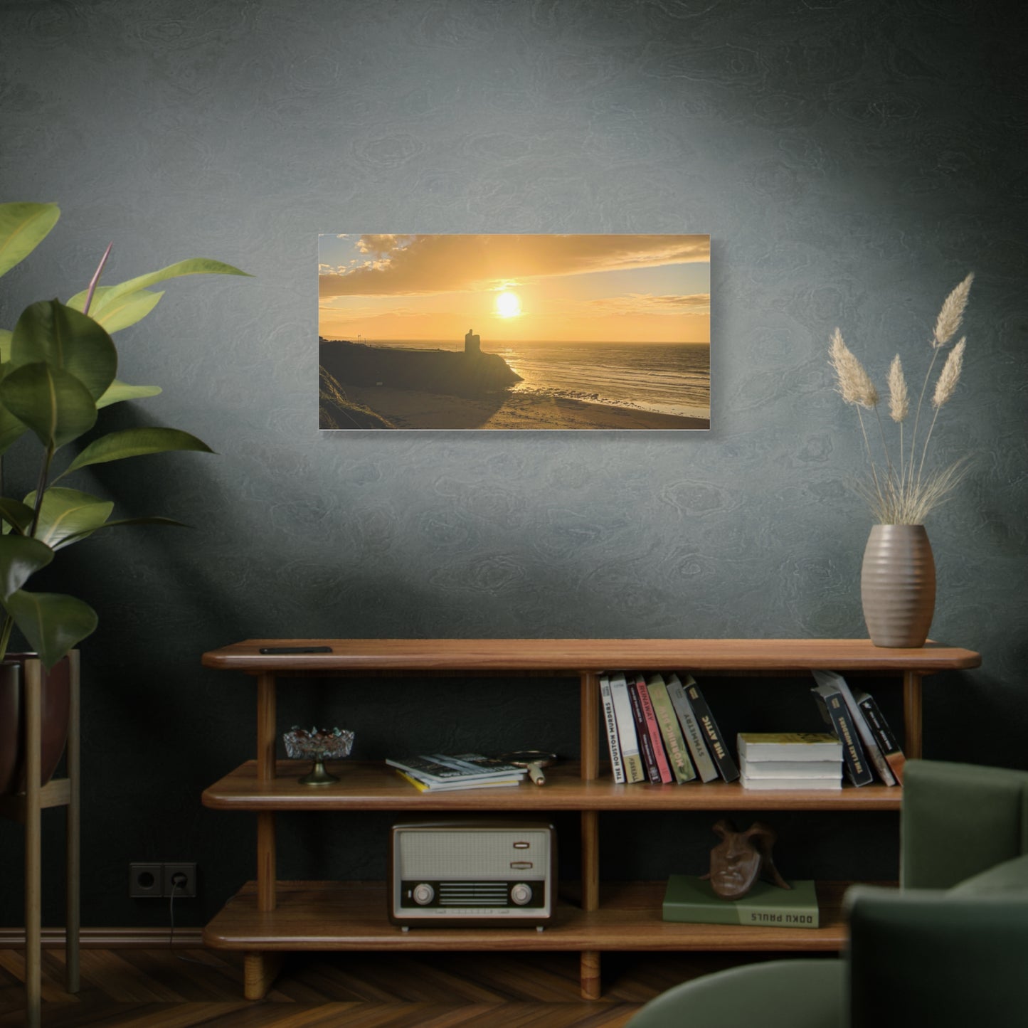 Ballybunion Sunset Castle Matte Canvas, Stretched, 1.25"