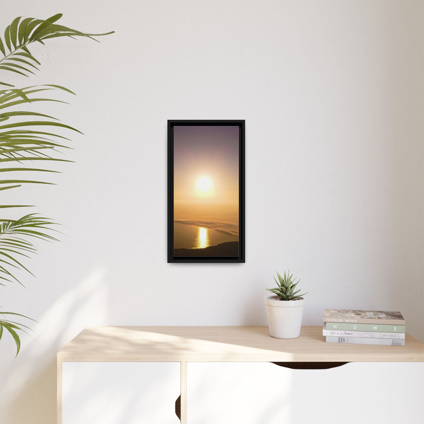 Sunset on Mount Brandon Matte Canvas, Framed (Multi-color)