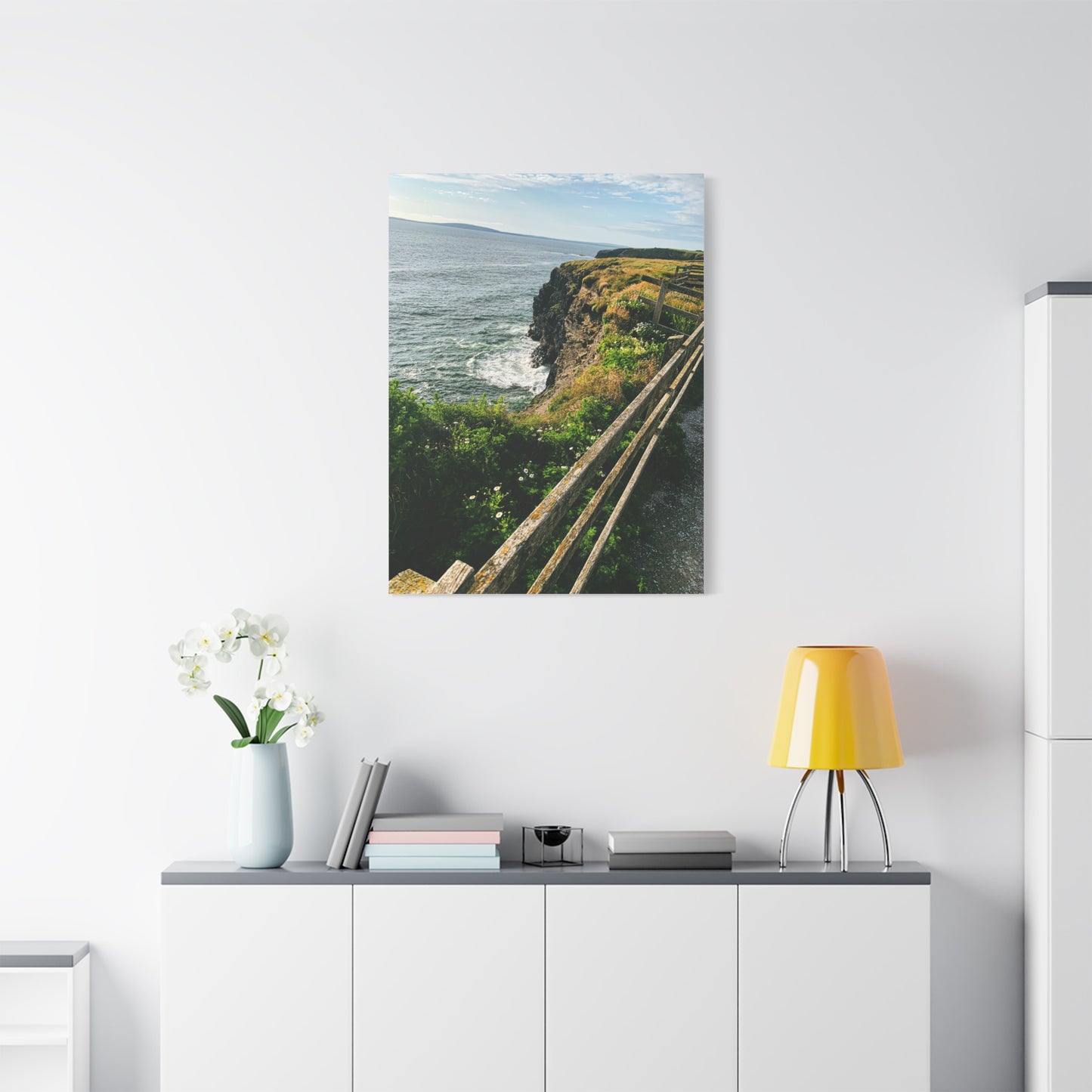 Ballybunion Cliff Walk Matte Canvas, Stretched, 1.25"