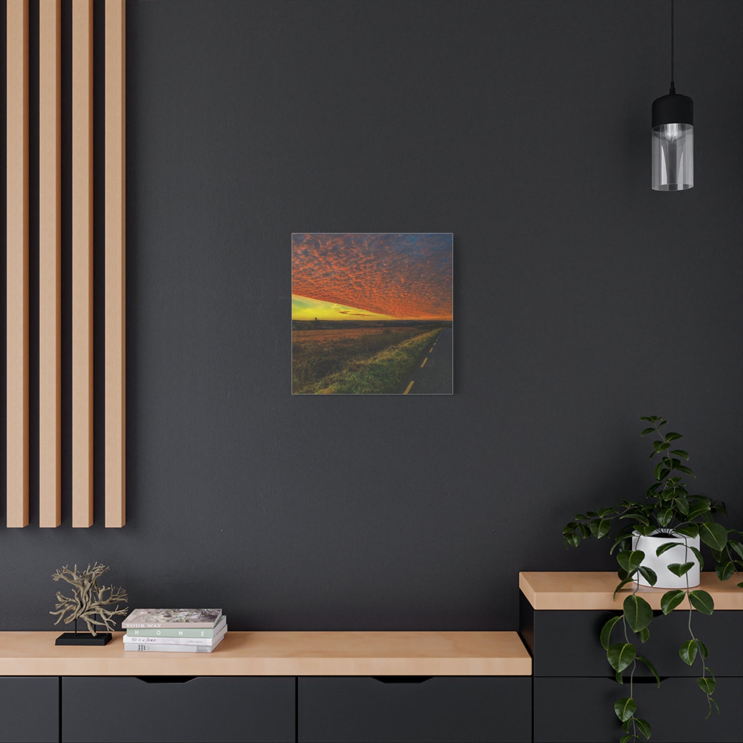 Cloudy Sunset Matte Canvas, Stretched, 1.25"
