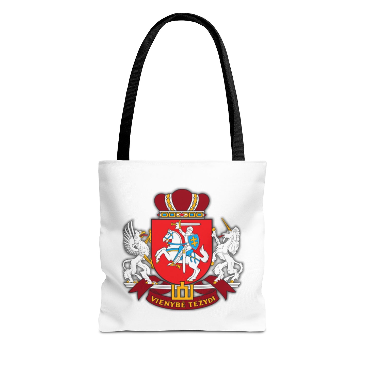 Heraldic Lithuania Crest Tote Bag - Stylish and Reusable for Everyday Use