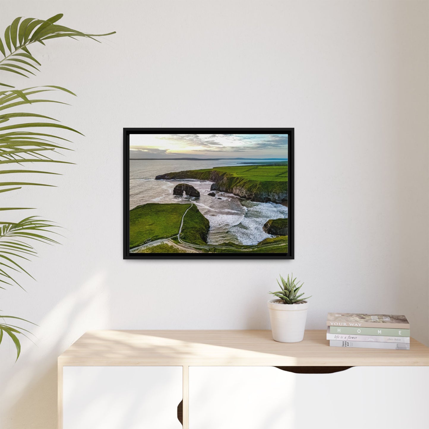 Virgin Rock Matte Canvas, Framed (Multi-color)
