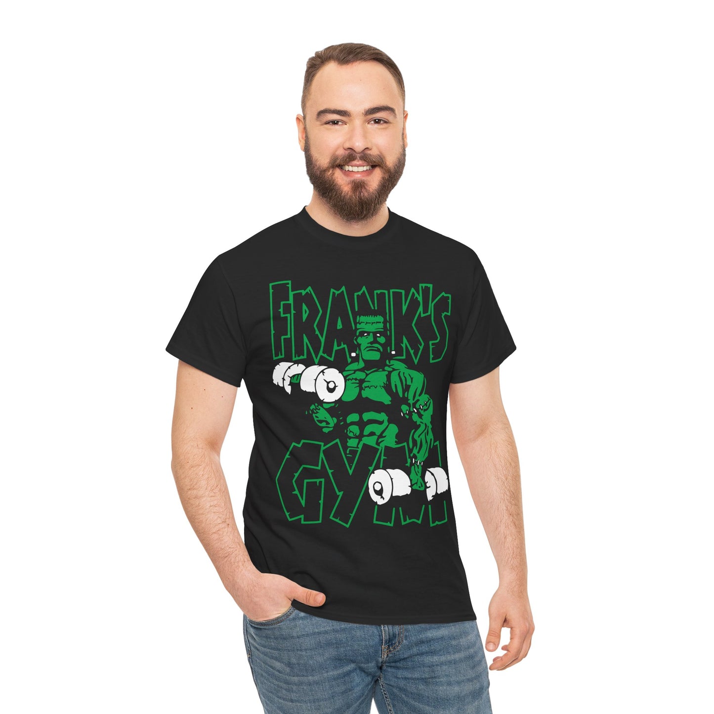 Frank's Gym Unisex Heavy Cotton Tee - Perfect Workout Shirt for Fitness Enthusiasts