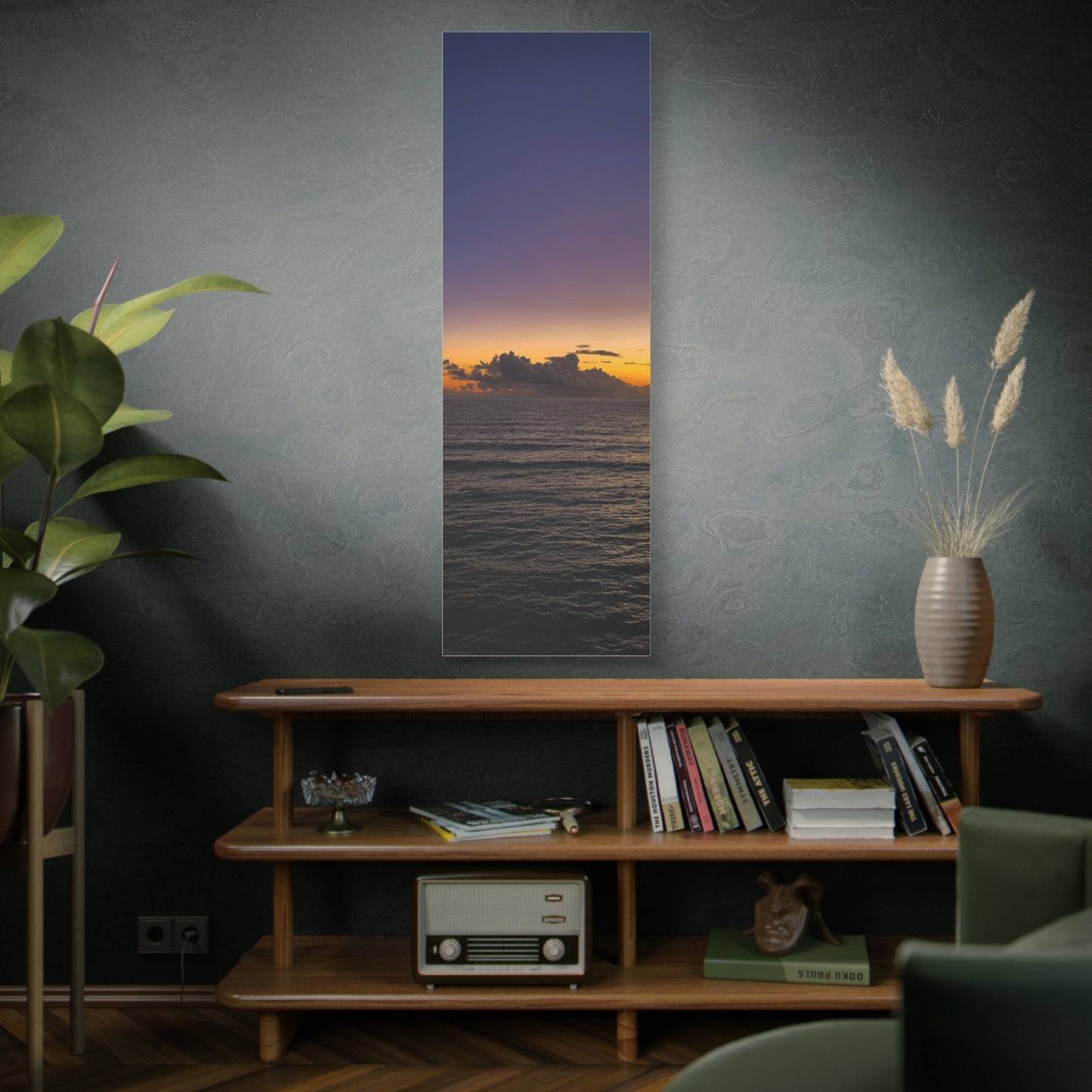 Sunset in Ocean 2 Matte Canvas, Stretched, 1.25"