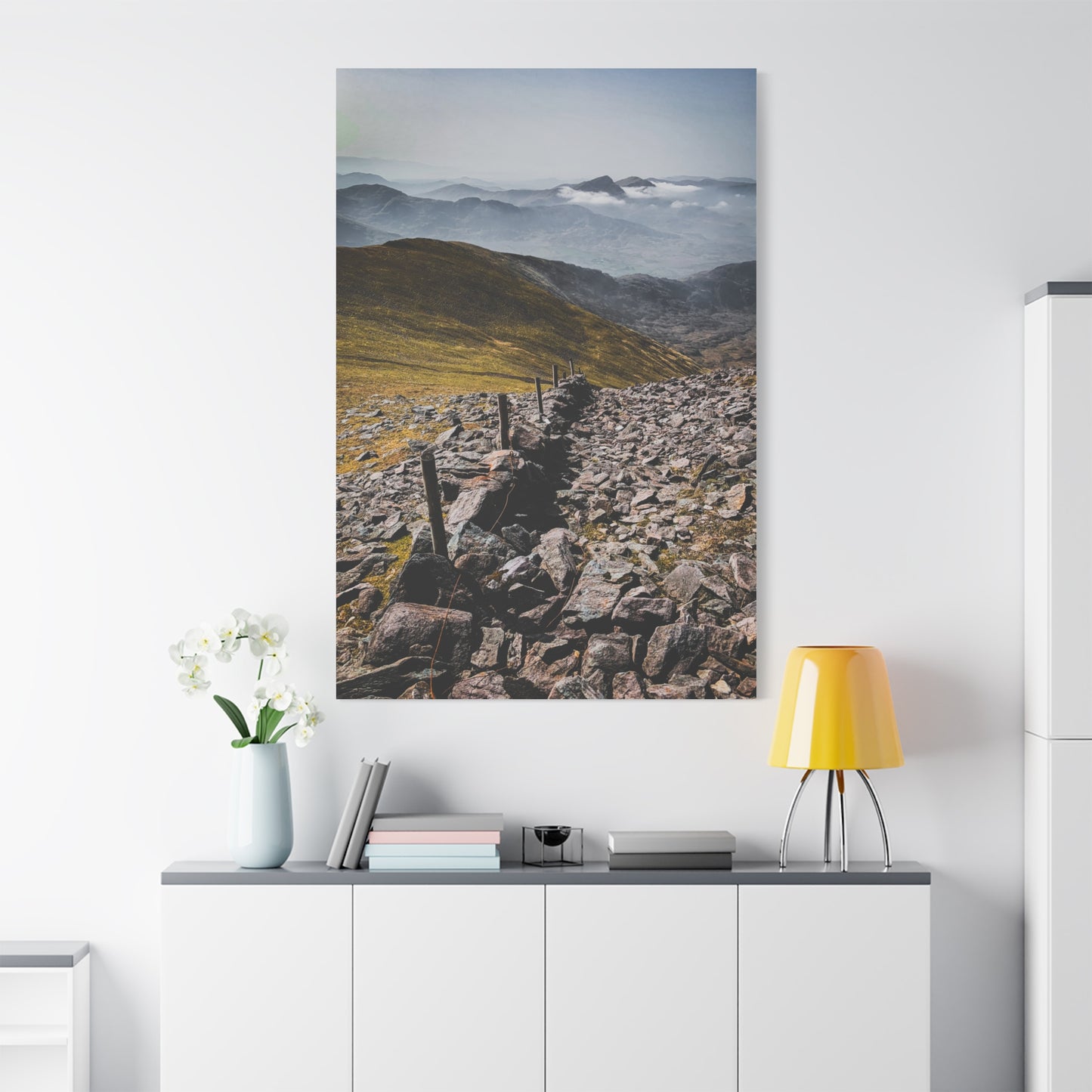 Wall in Mountains Matte Canvas, Stretched, 1.25"