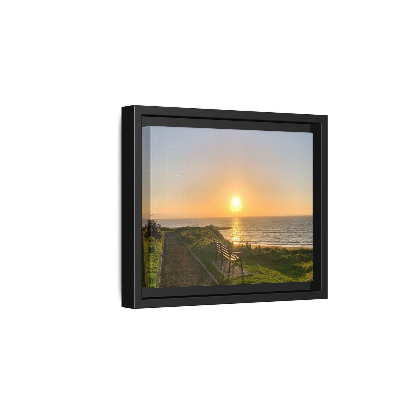 Sunset in Ballybunion 2 Matte Canvas, Framed (Multi-color)