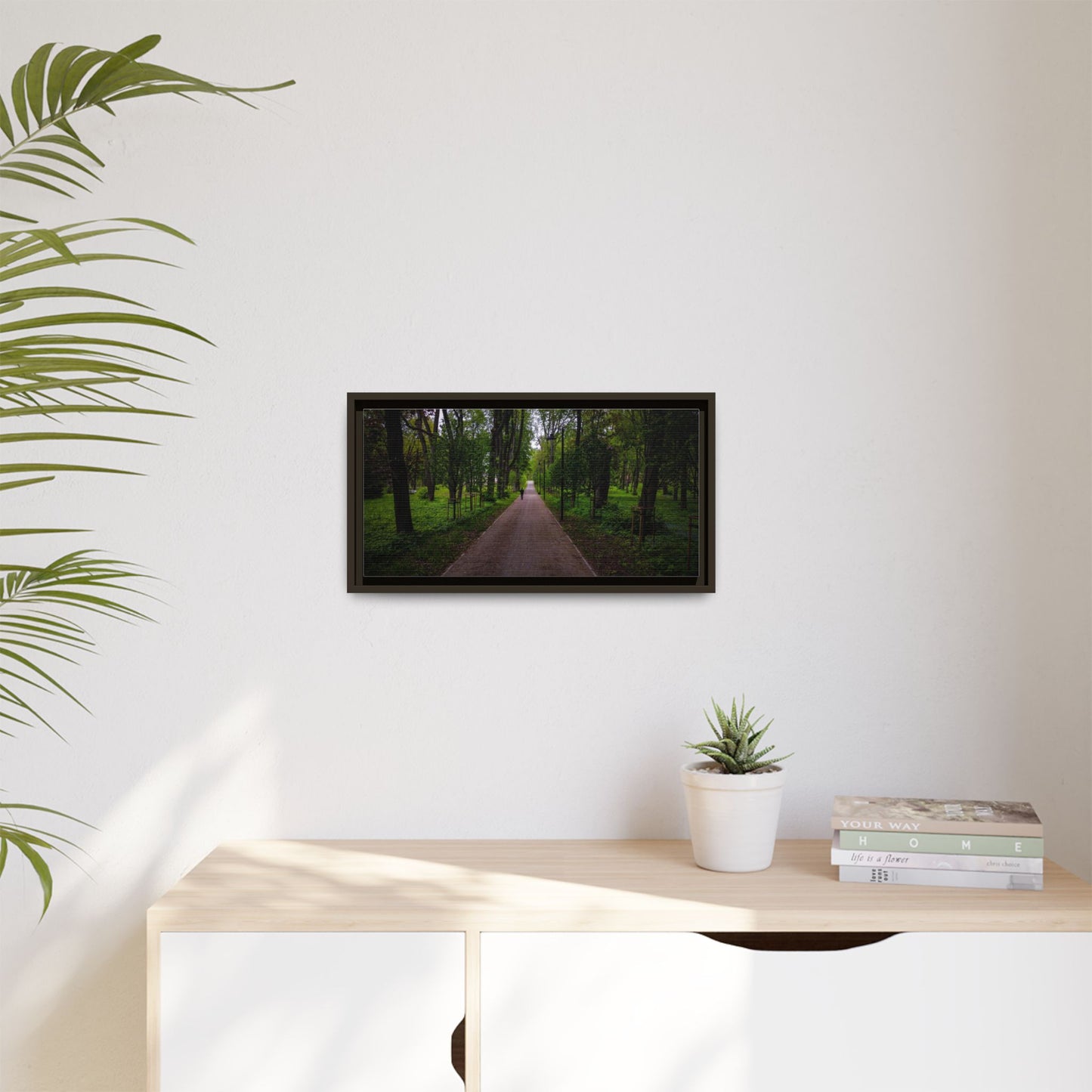 Zagares Park Matte Canvas, Framed (Multi-color)