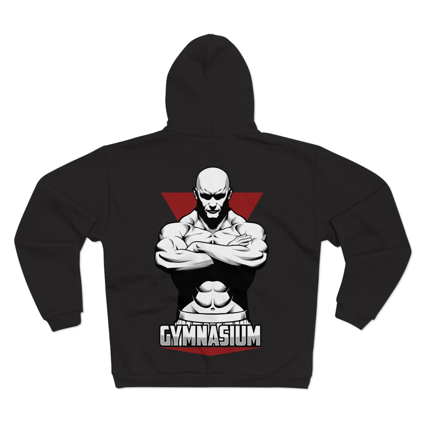 Gym Motivation Unisex Hooded Zip Sweatshirt - Bold Design for Fitness Enthusiasts