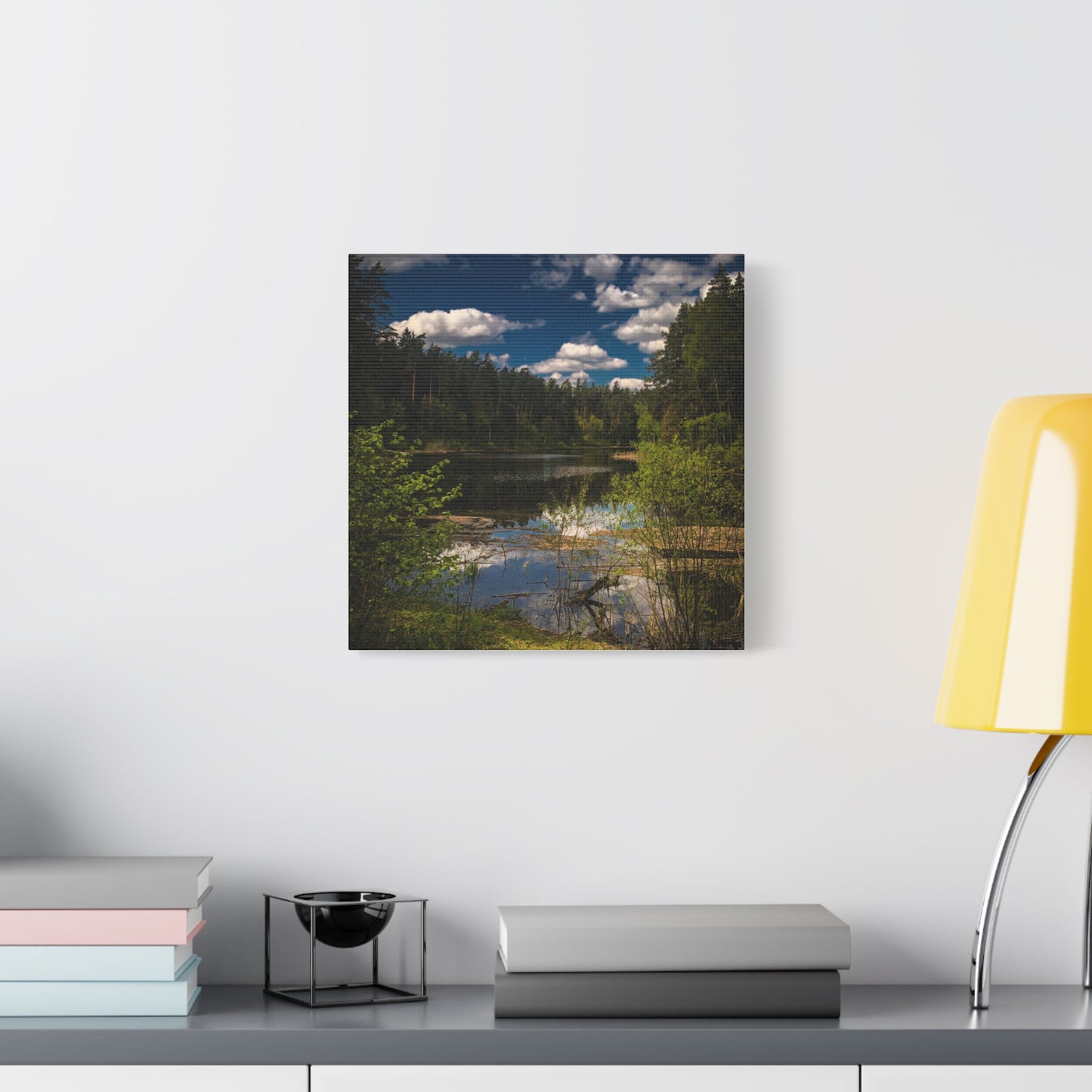 Vilnius Lake, Lithuania Matte Canvas, Stretched, 1.25"