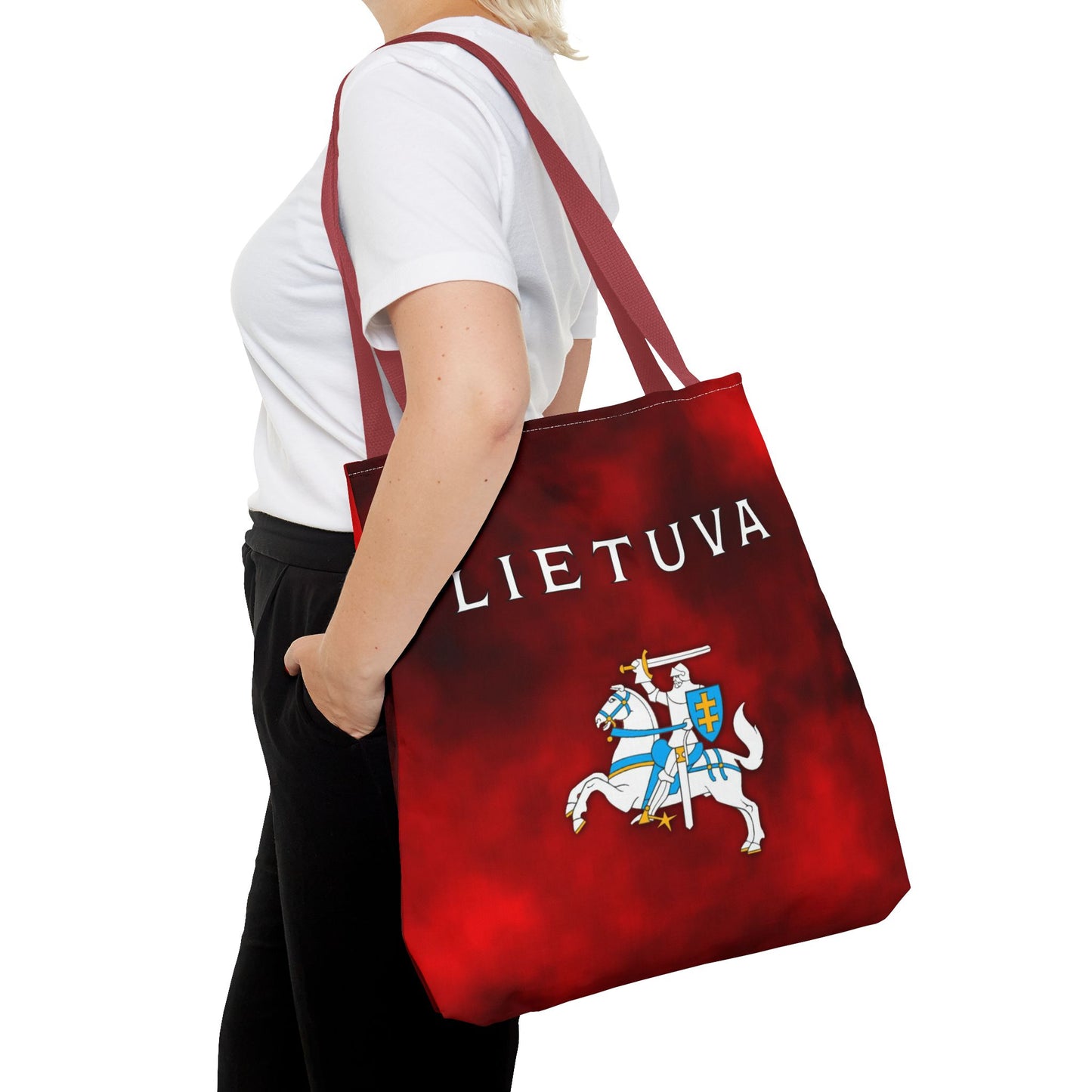 Lithuania Tote Bag - Stylish Red Design for Proud Lithuanians