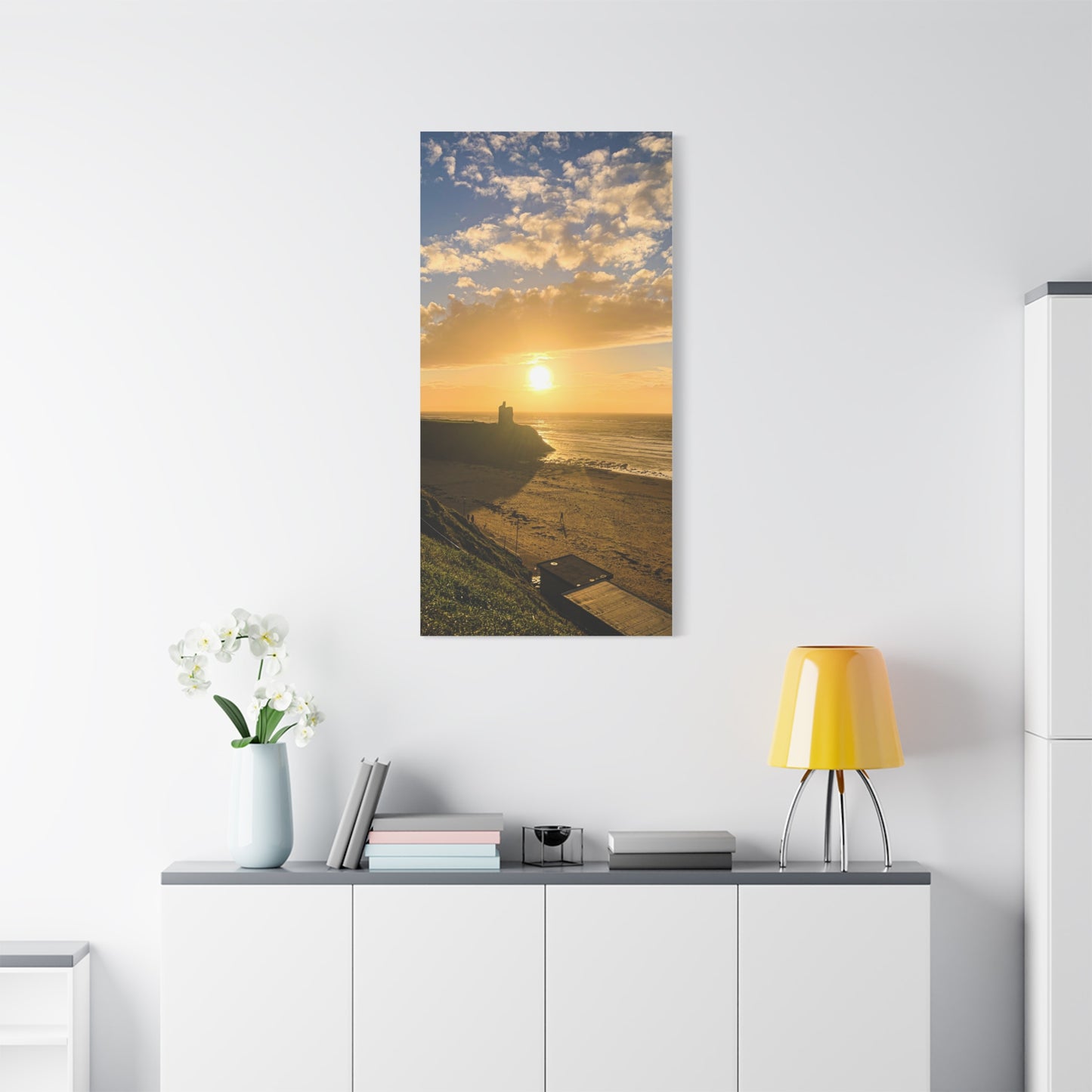 Ballybunion Sunset Castle Matte Canvas, Stretched, 1.25"