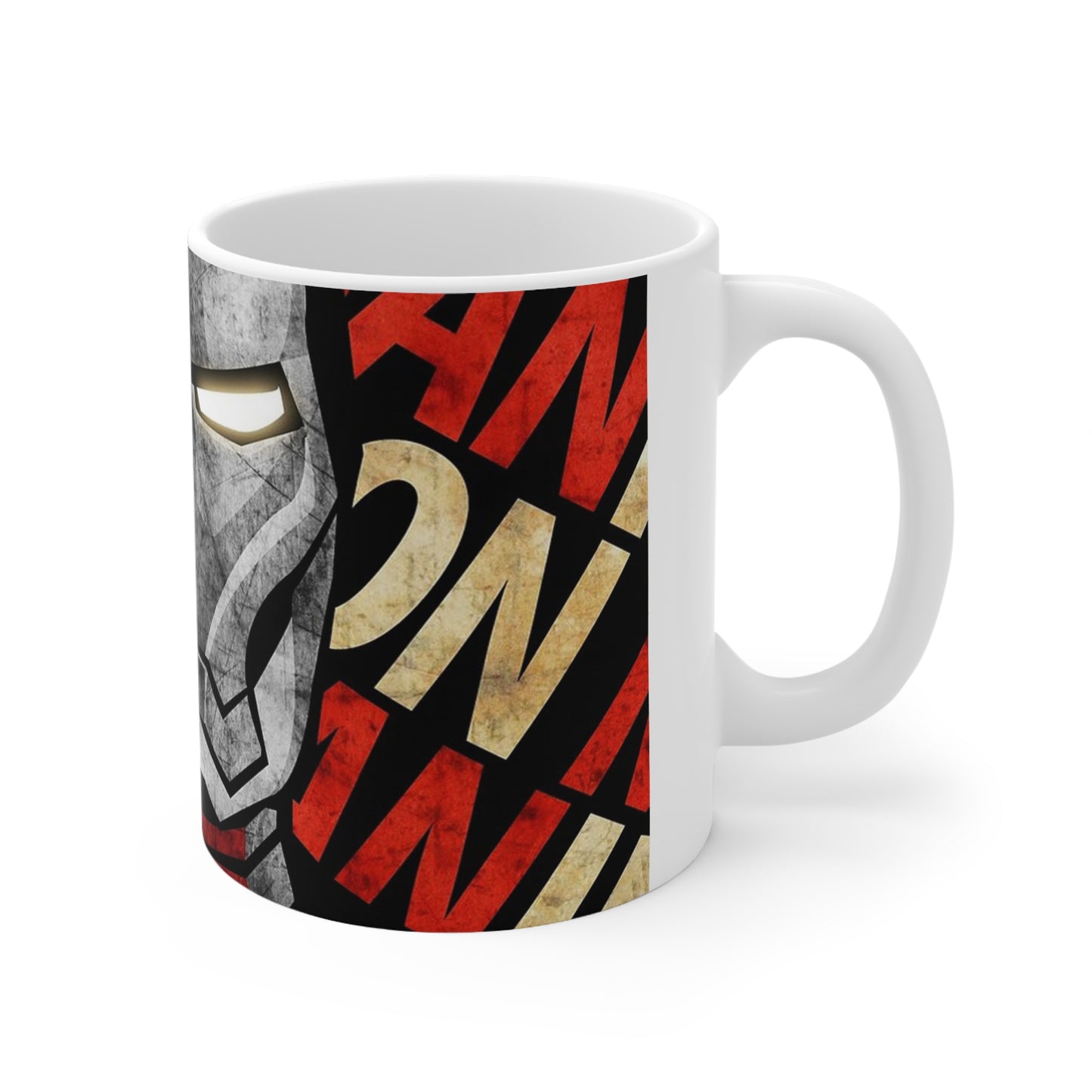 Iron Man Inspired Ceramic Coffee Mug, 11oz & 15oz - Perfect Gift for Marvel Fans