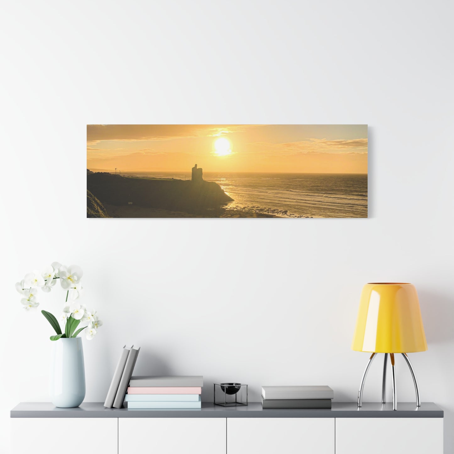 Ballybunion Sunset Castle Matte Canvas, Stretched, 1.25"