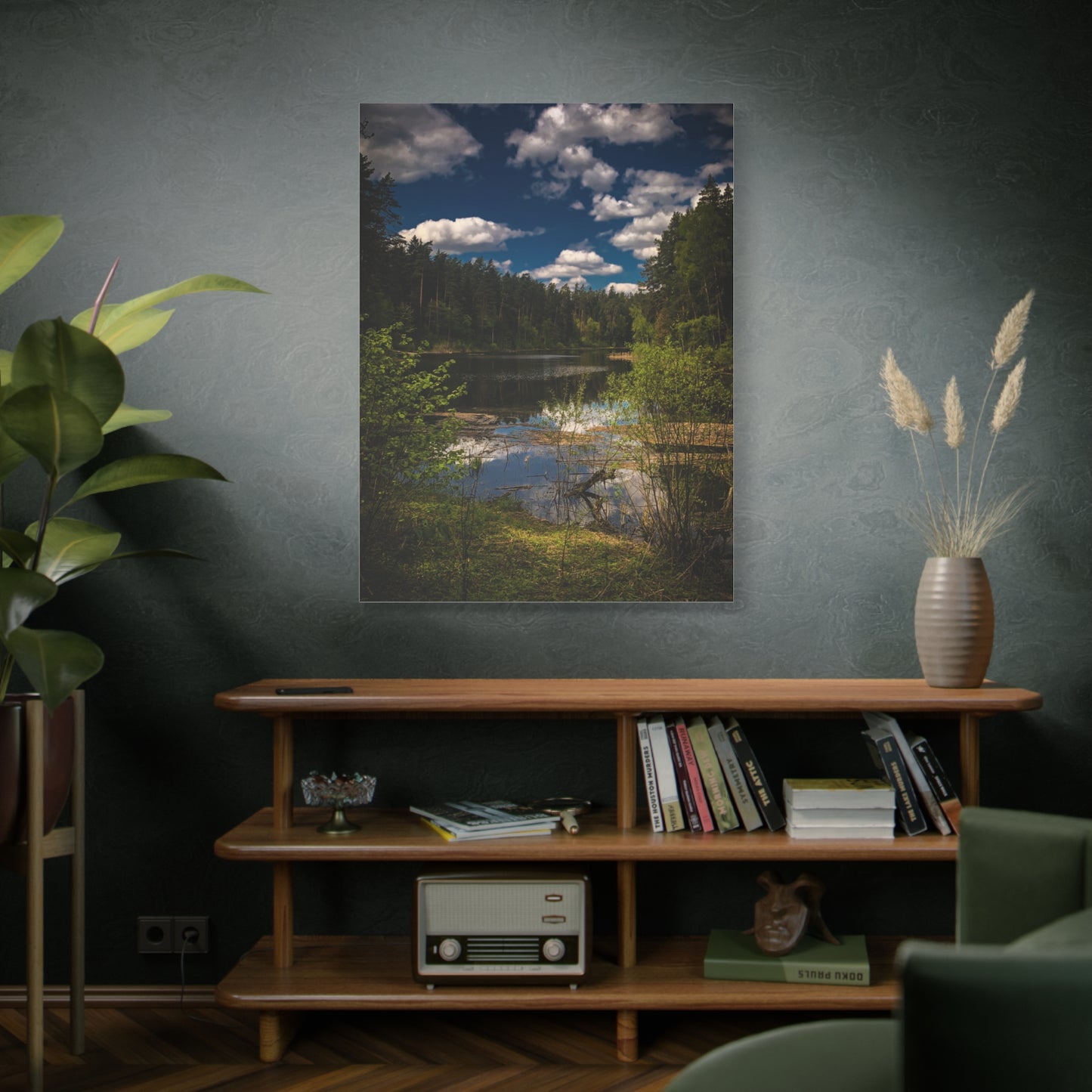 Vilnius Lake, Lithuania Matte Canvas, Stretched, 1.25"
