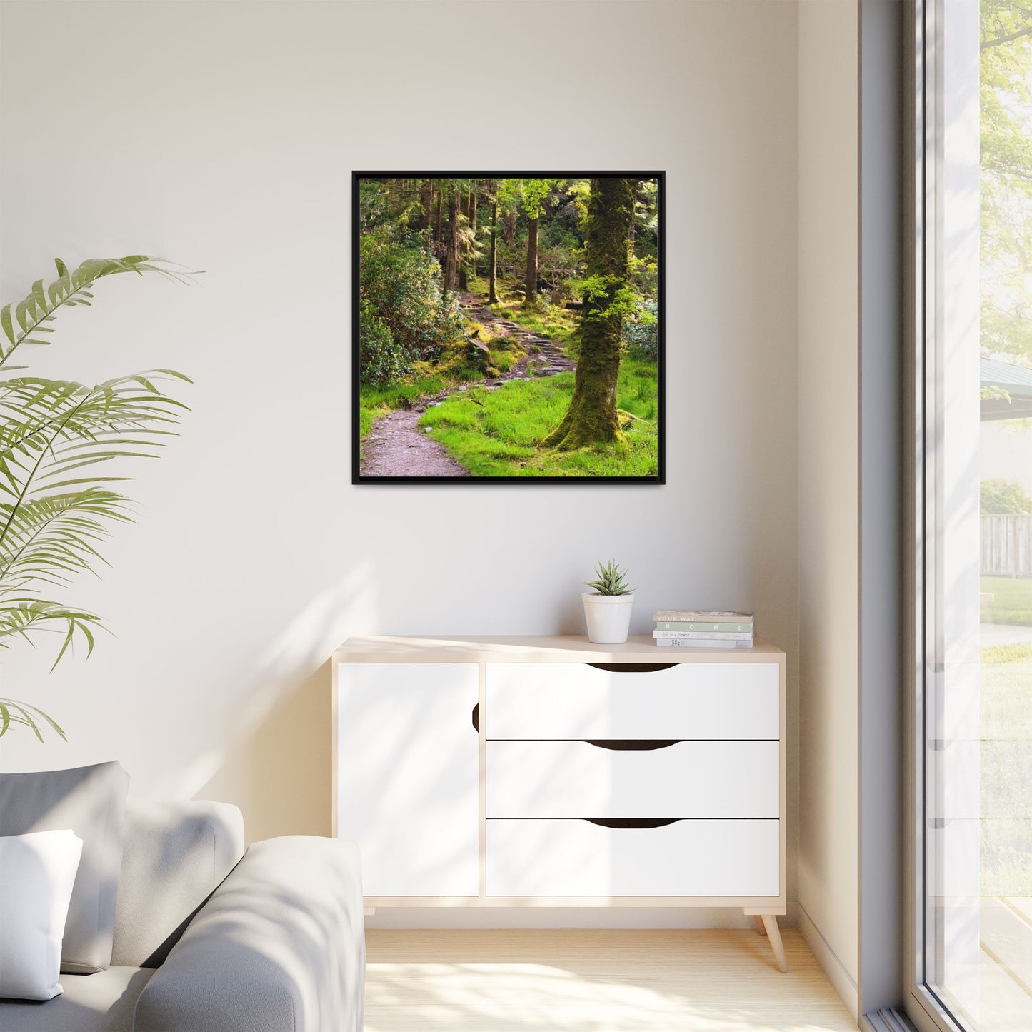 Torc Trail Matte Canvas, Framed (Multi-color)
