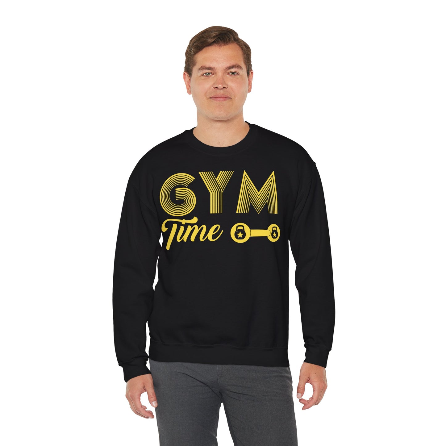 Gym Time Unisex Heavy Blend Crewneck Sweatshirt