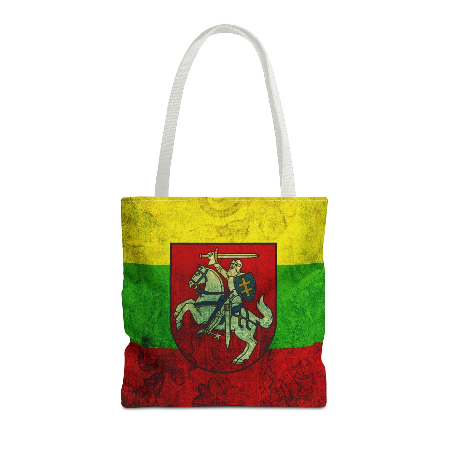 Vintage Lithuanian Crest Tote Bag - Perfect for Festivals, Travel, and Daily Use