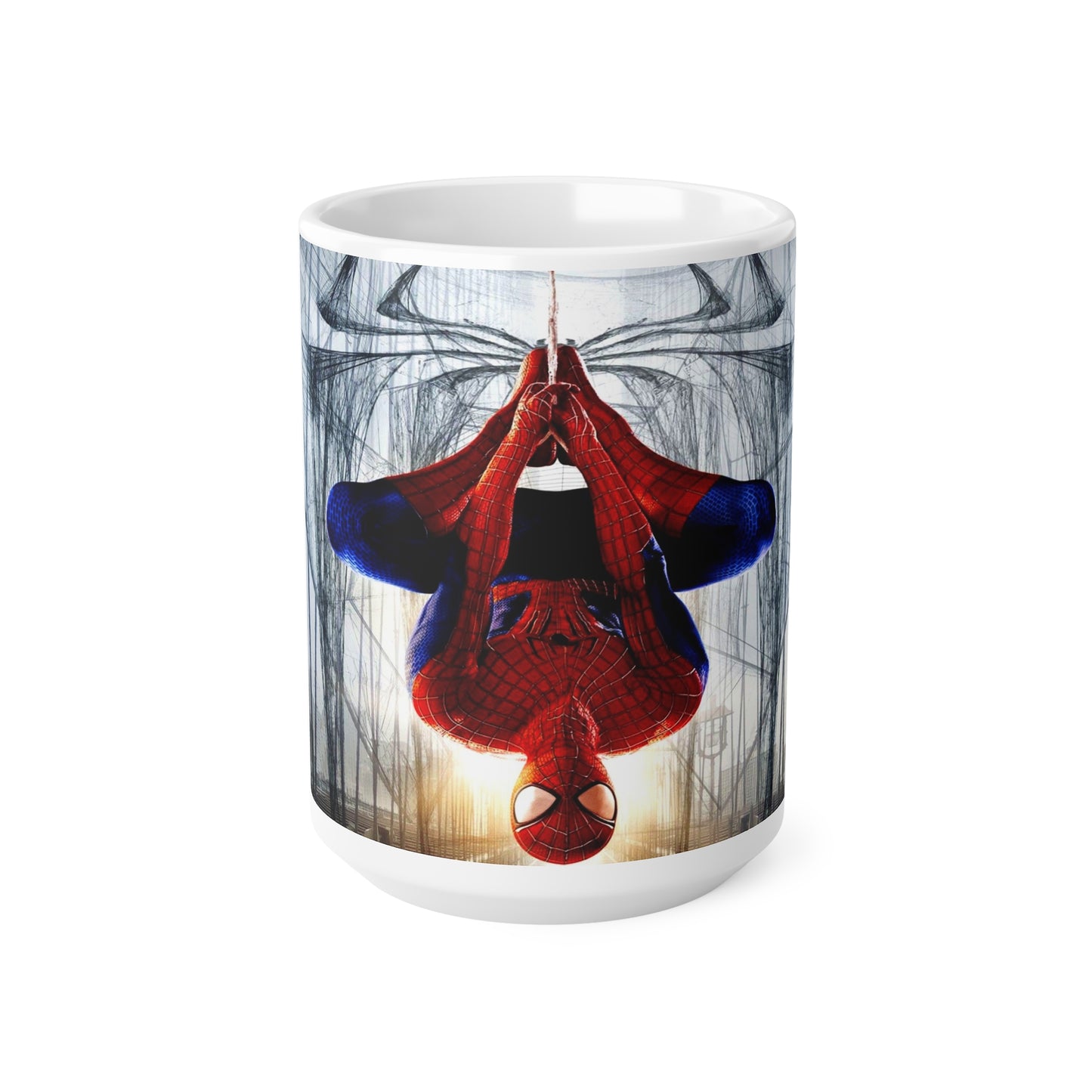 Spider-Man Themed Ceramic Coffee Mug - Perfect for Superhero Fans