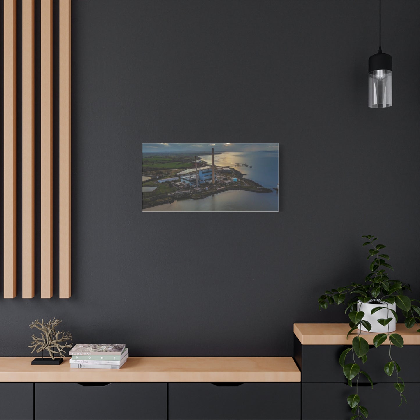 Tarbert Power Station Matte Canvas, Stretched, 1.25"