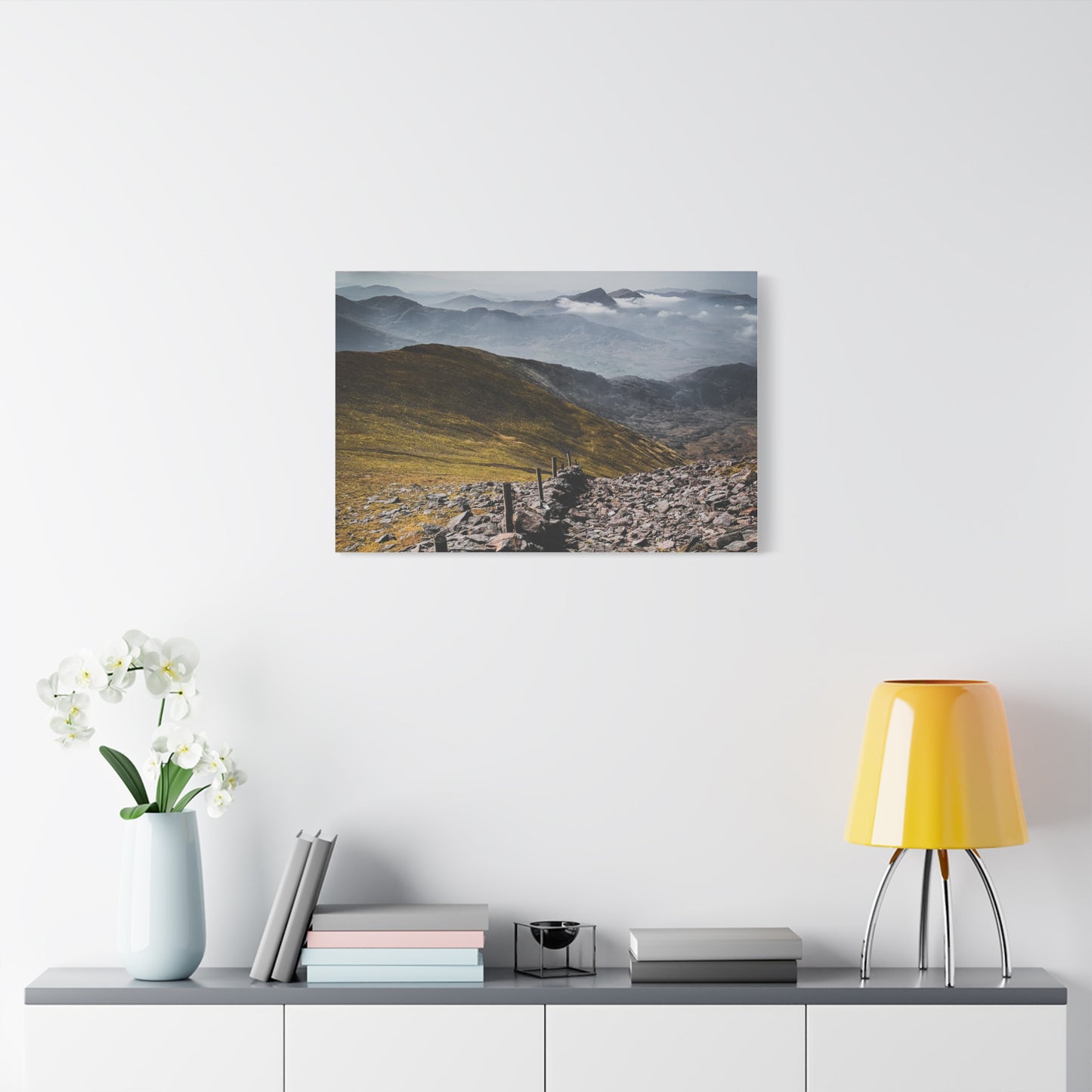 Wall in Mountains Matte Canvas, Stretched, 1.25"