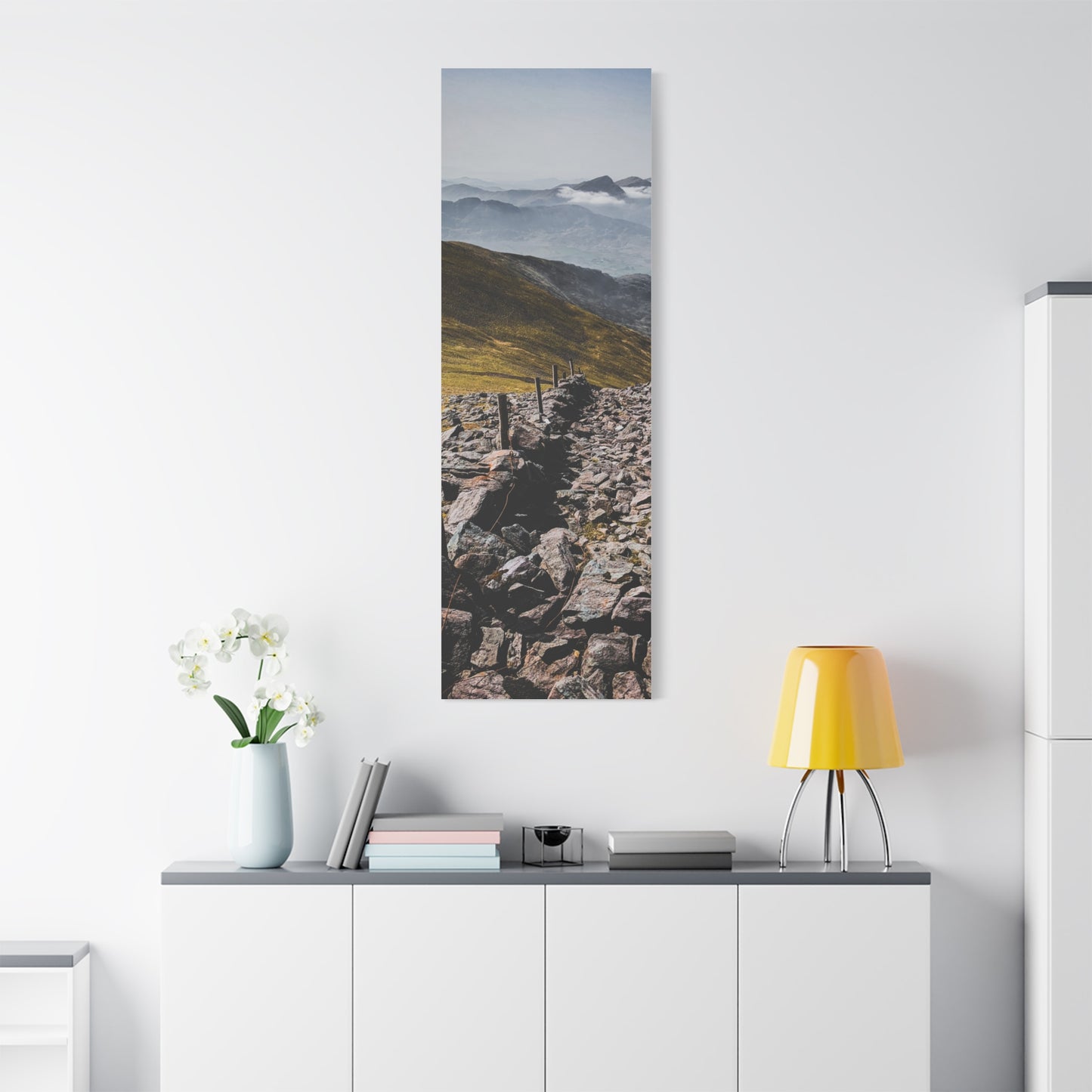 Wall in Mountains Matte Canvas, Stretched, 1.25"