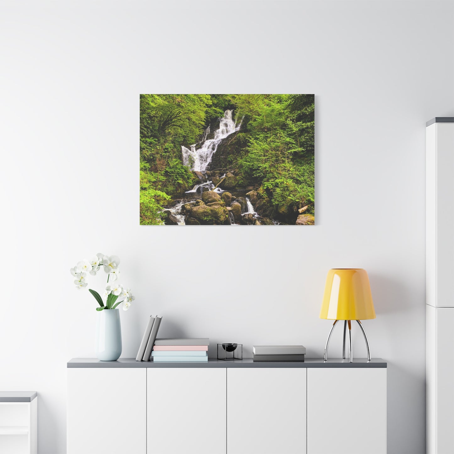Torc waterfall Matte Canvas, Stretched, 1.25"
