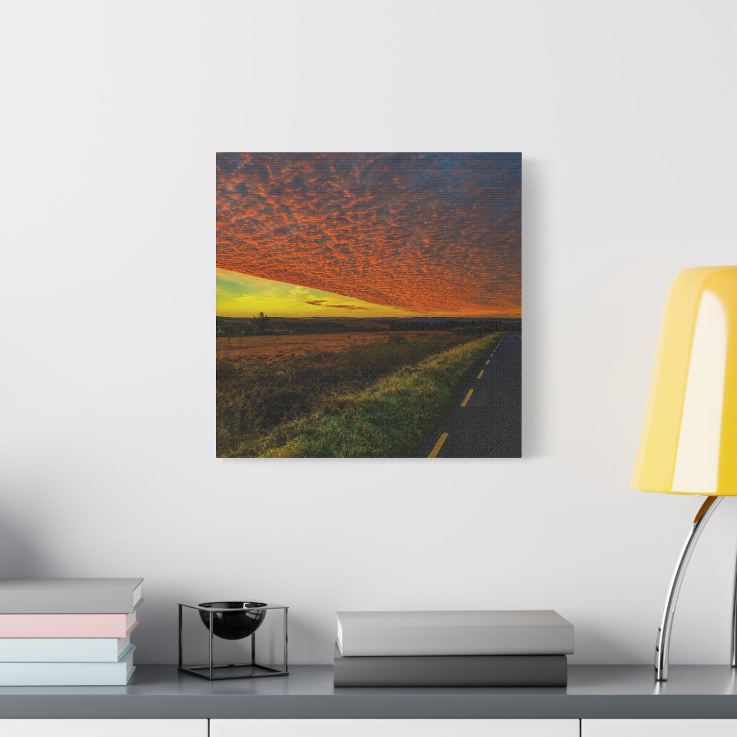 Cloudy Sunset Matte Canvas, Stretched, 1.25"