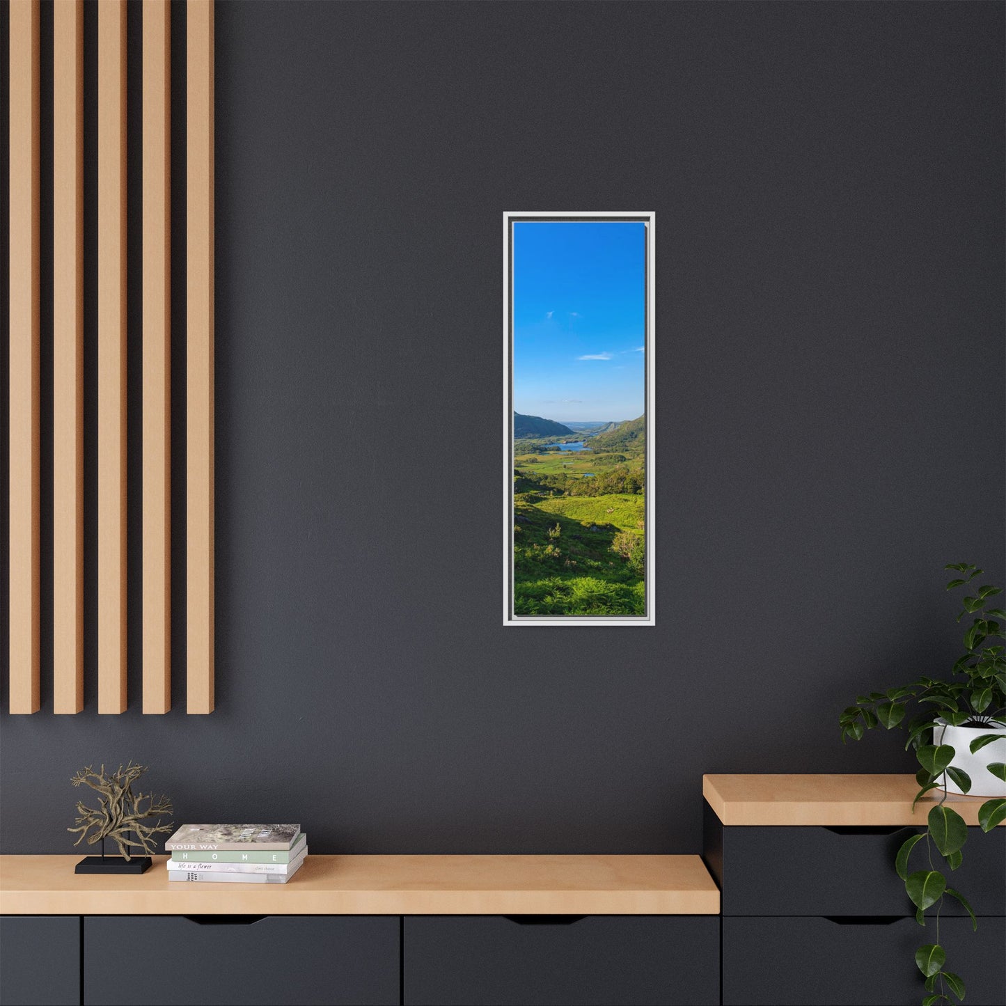 Beautiful Ladies View Matte Canvas, Framed (Multi-color)