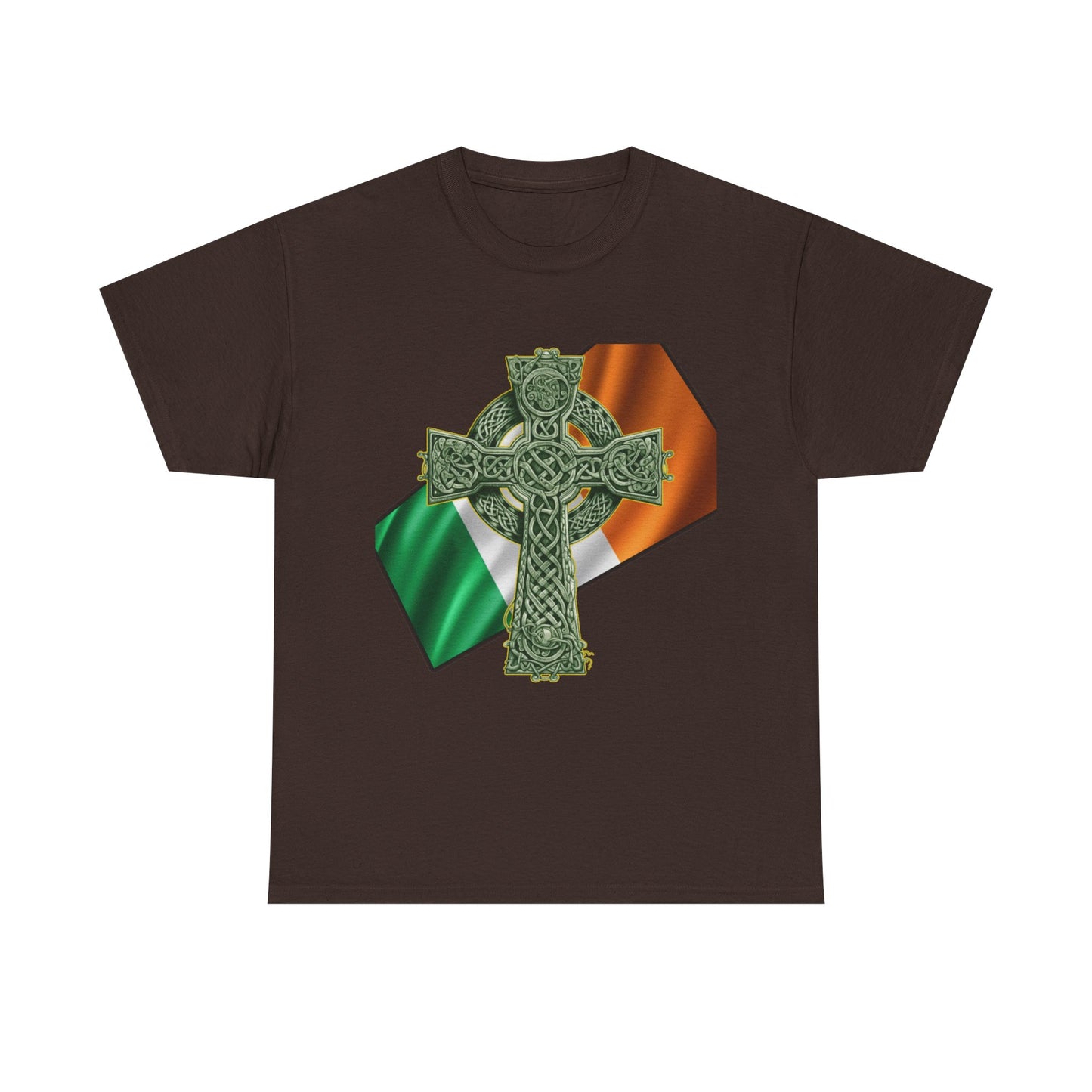 Celtic Cross Unisex Heavy Cotton Tee