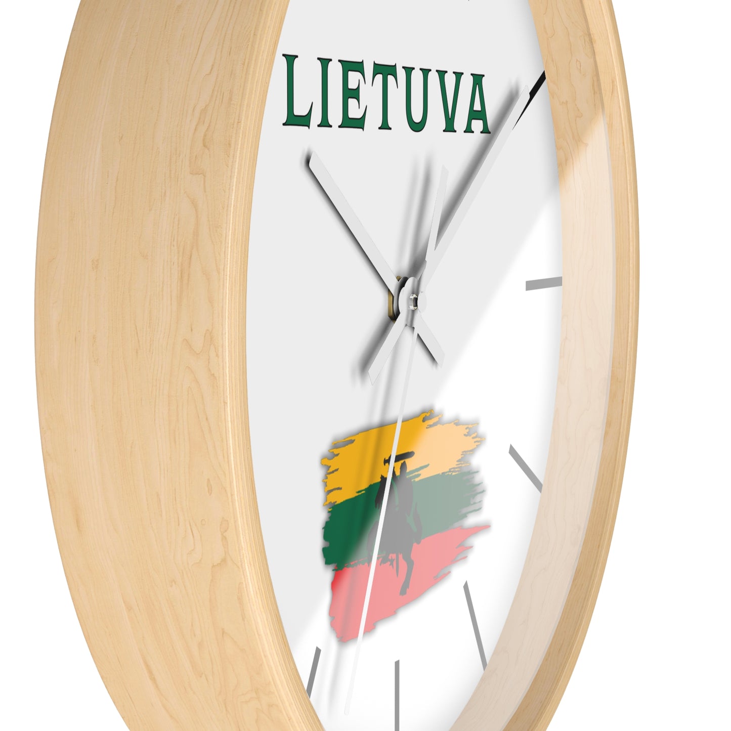 Lietuva Wall Clock - Stylish Home Decor for Lithuania Pride