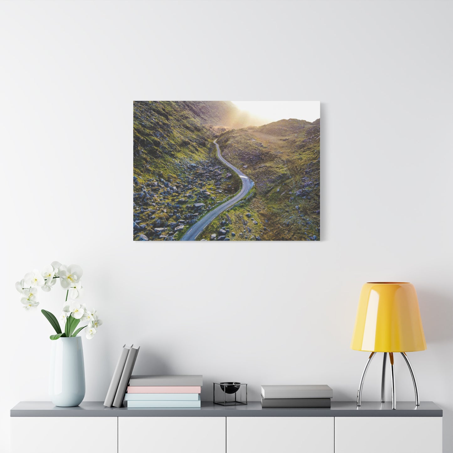 Valley Road Matte Canvas, Stretched, 1.25"